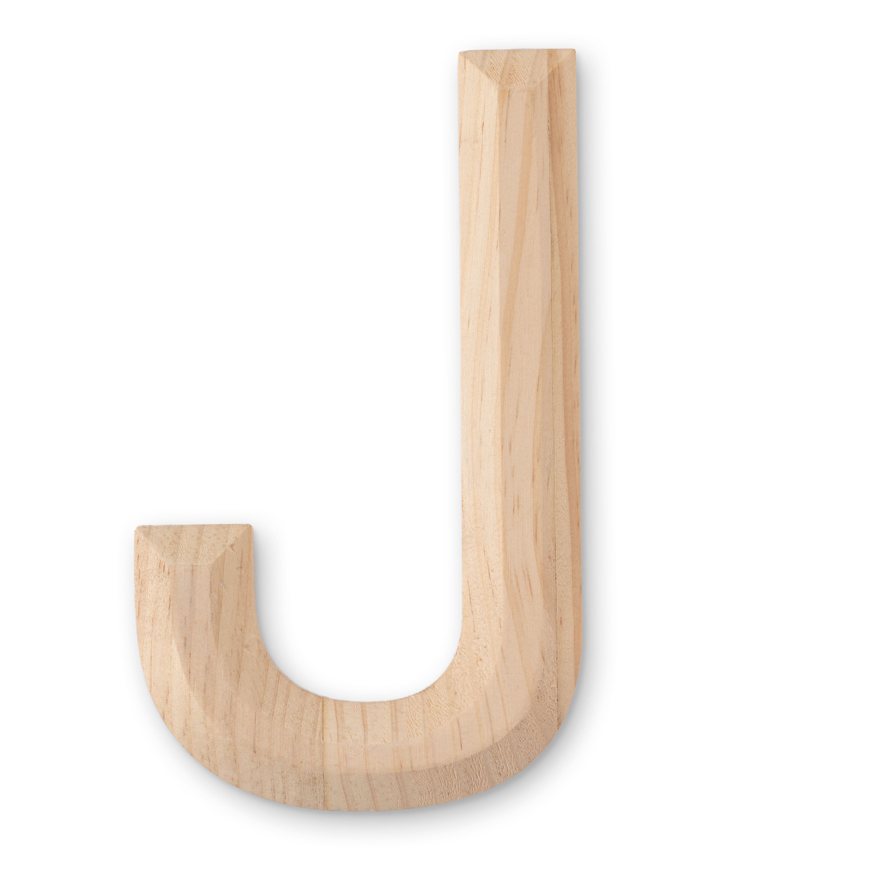 Michaels wooden online letter