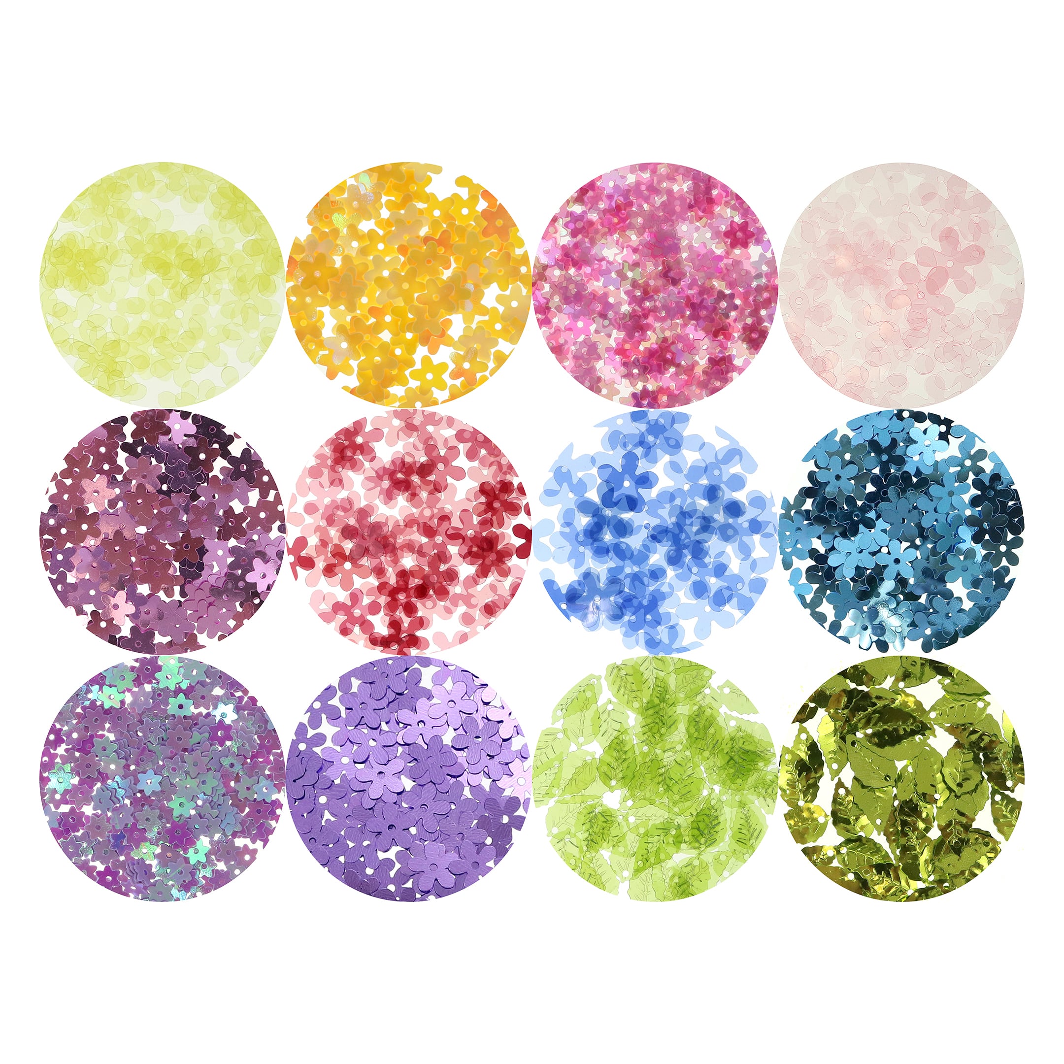 12 Packs: 12 ct. (144 total) Colorful Floral Embellishments by Creatology&#x2122;