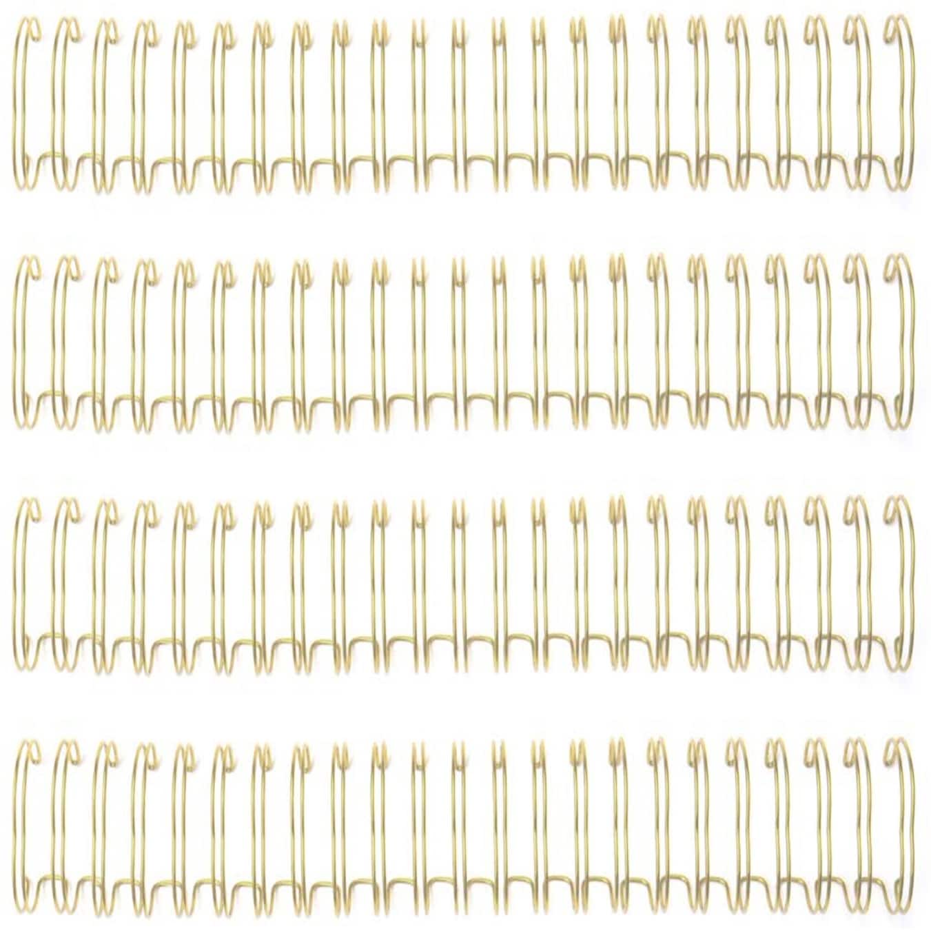We R Memory Keepers&#xAE; 1.25&#x22; Gold Cinch Wires, 4ct.