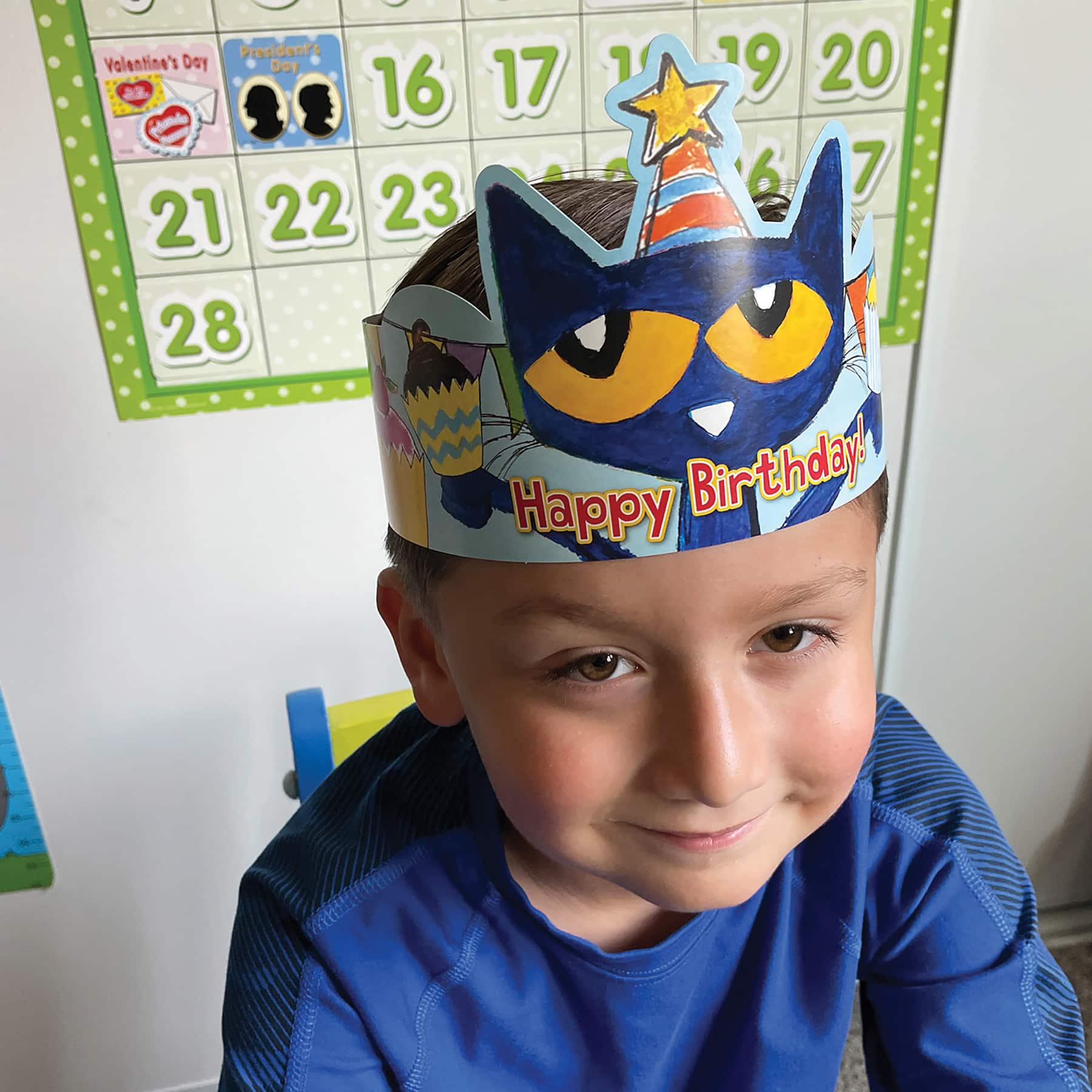 Teacher Created Resources® Pete The Cat Happy Birthday Crowns, 30ct.