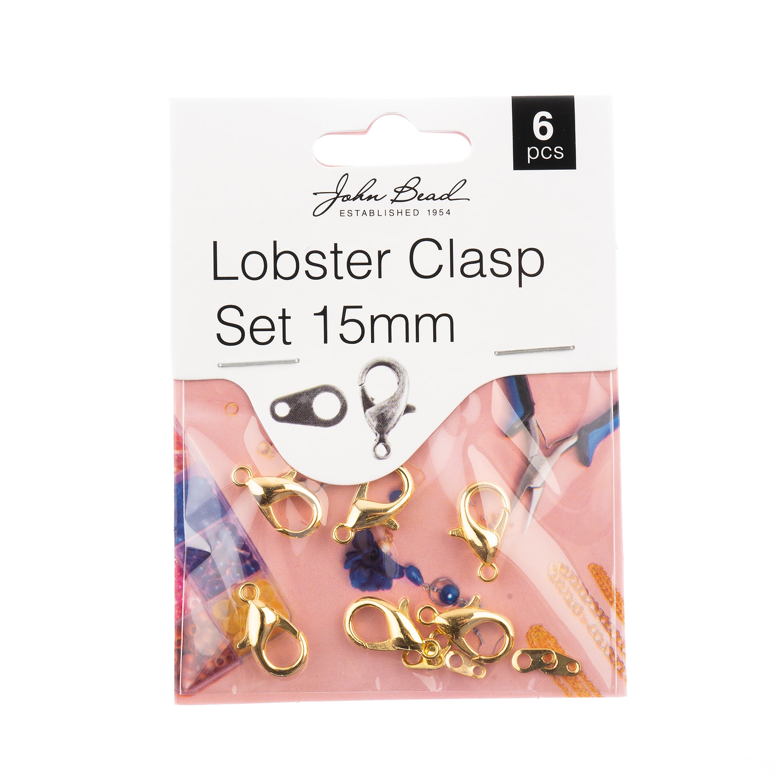 John Bead Must Have Findings 15mm Lobster Clasps