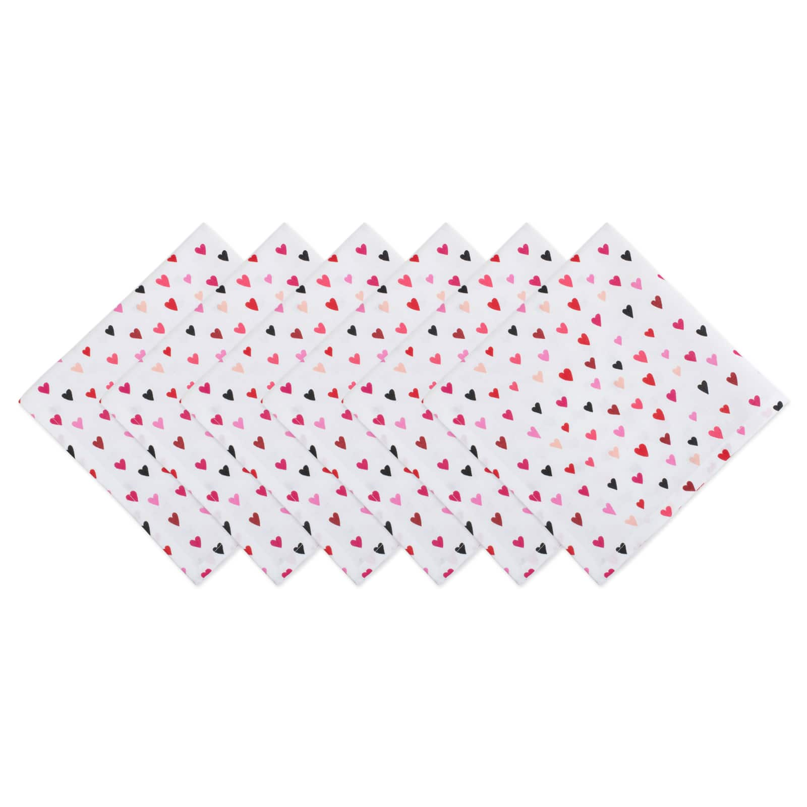 DII&#xAE; Confetti Hearts Print Napkins, 6ct.