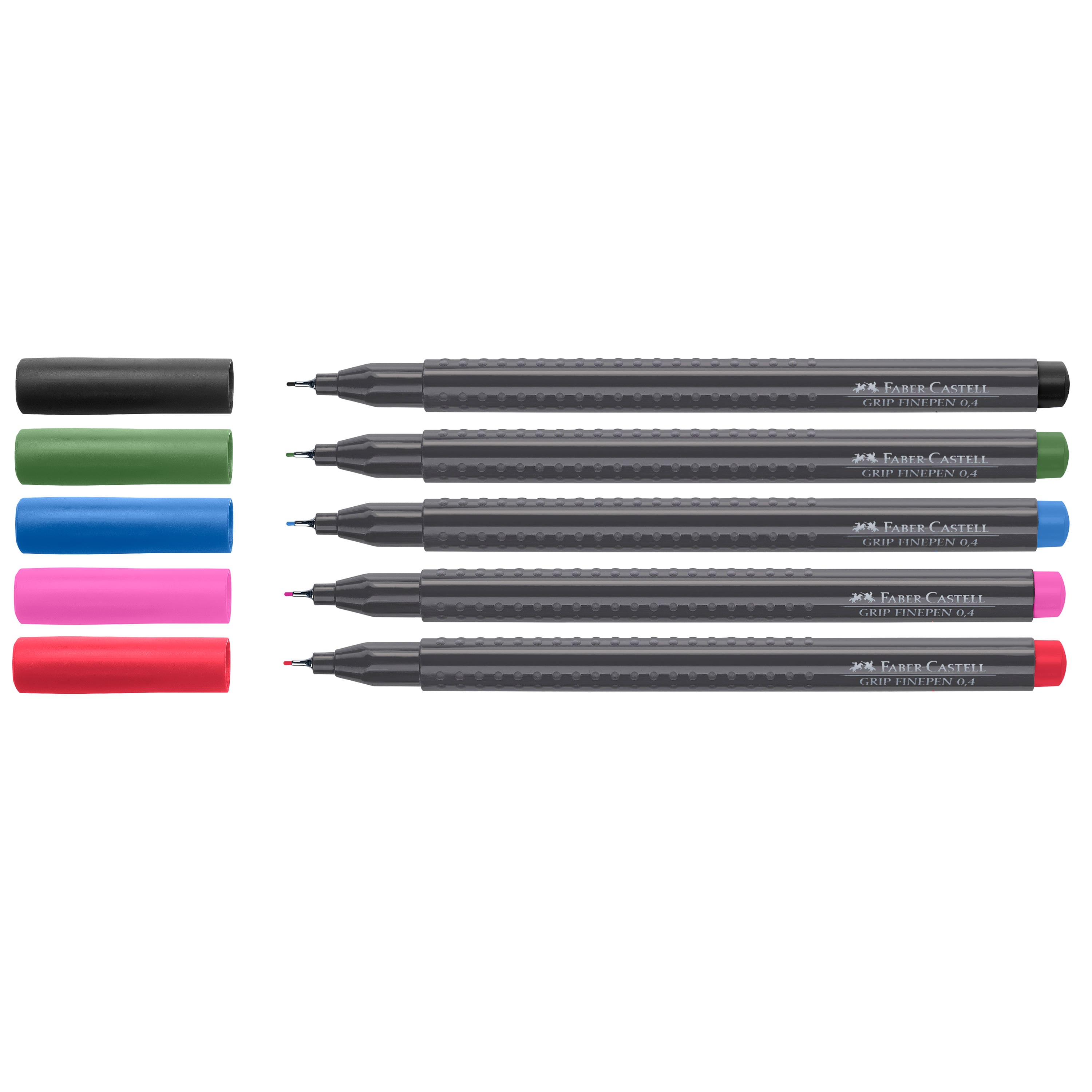 Faber-Castell® Basic Colours Grip Finepen Set