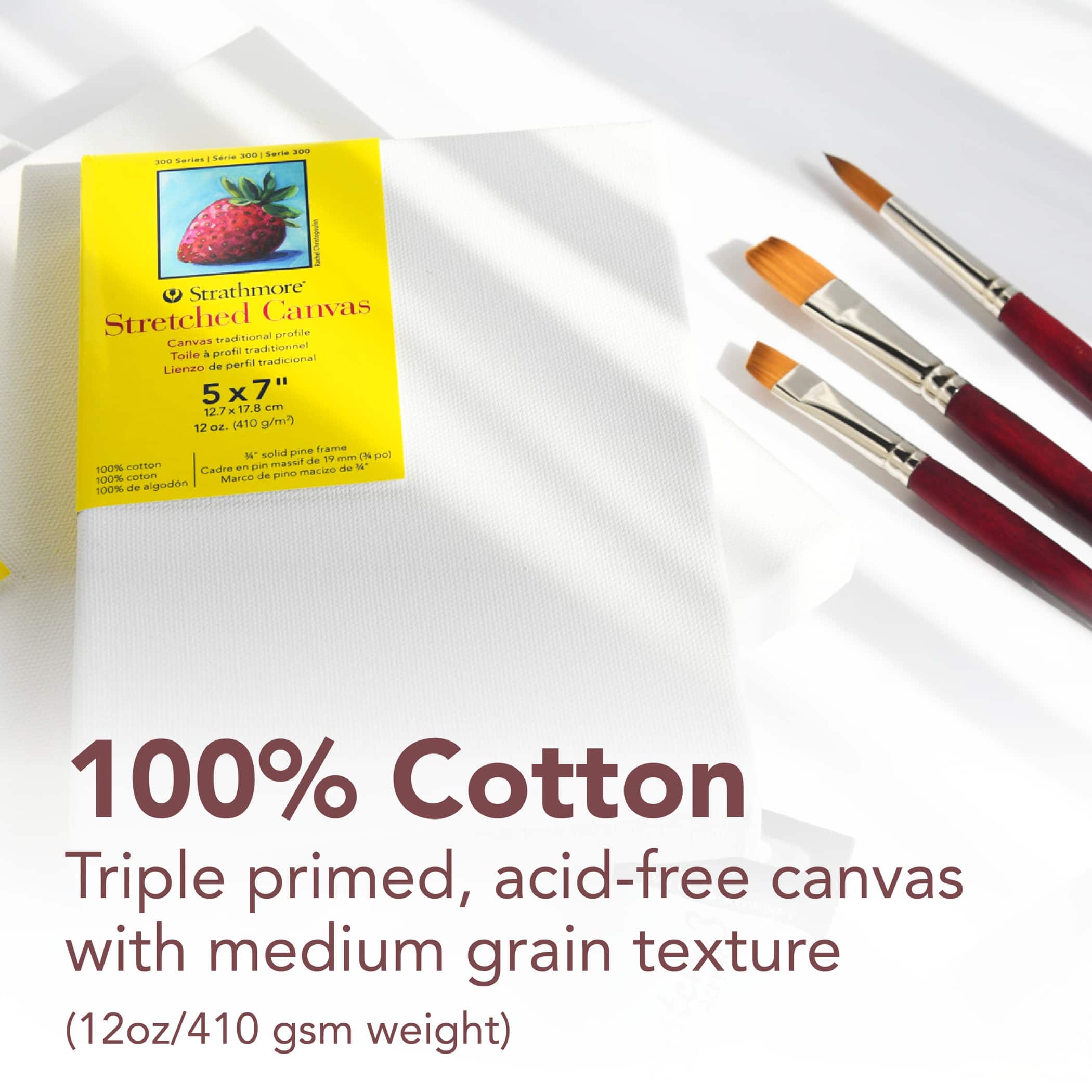 Strathmore® 300 Series Traditional Stretched Canvas