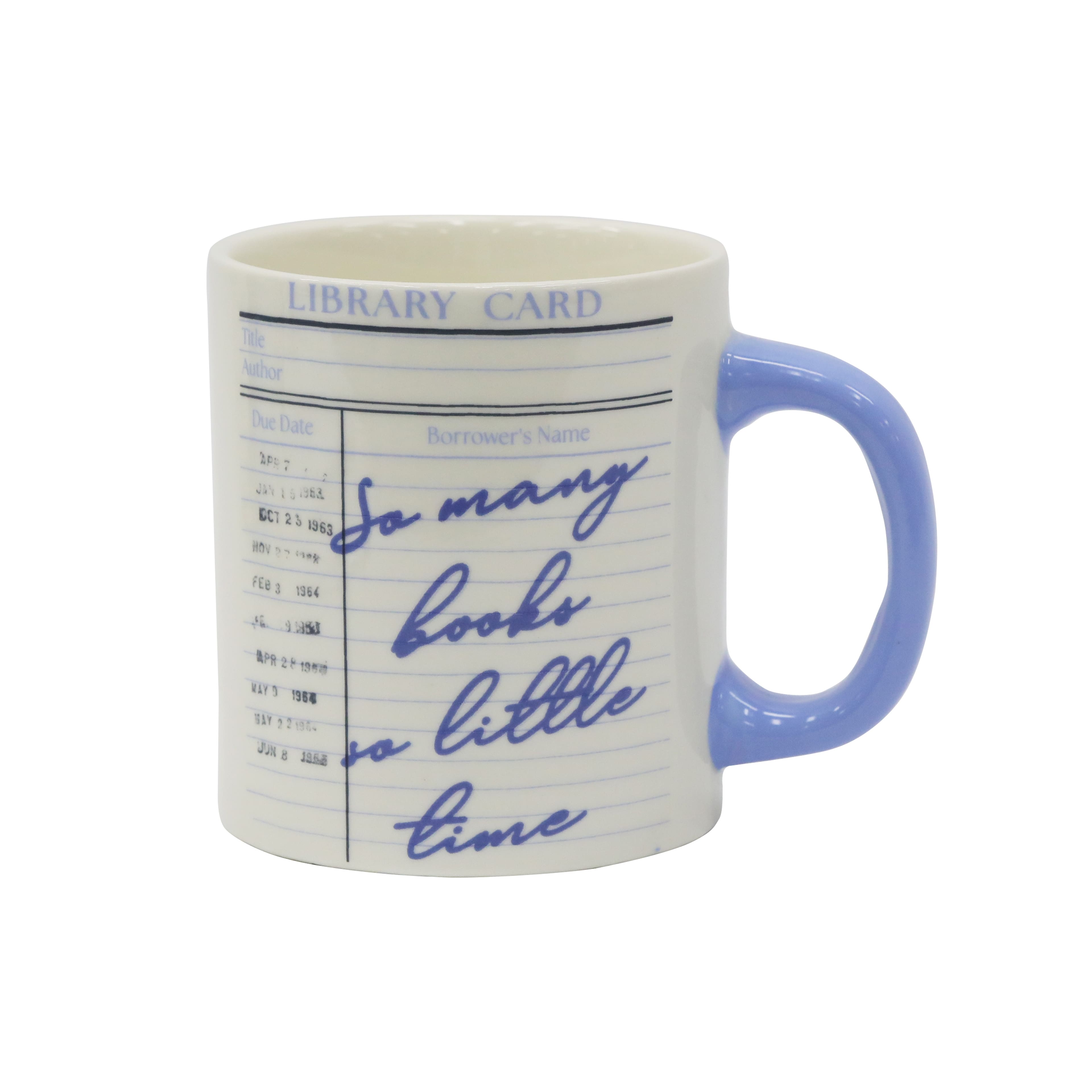15oz. So Many Books Library Card Ceramic Mug by Ashland®