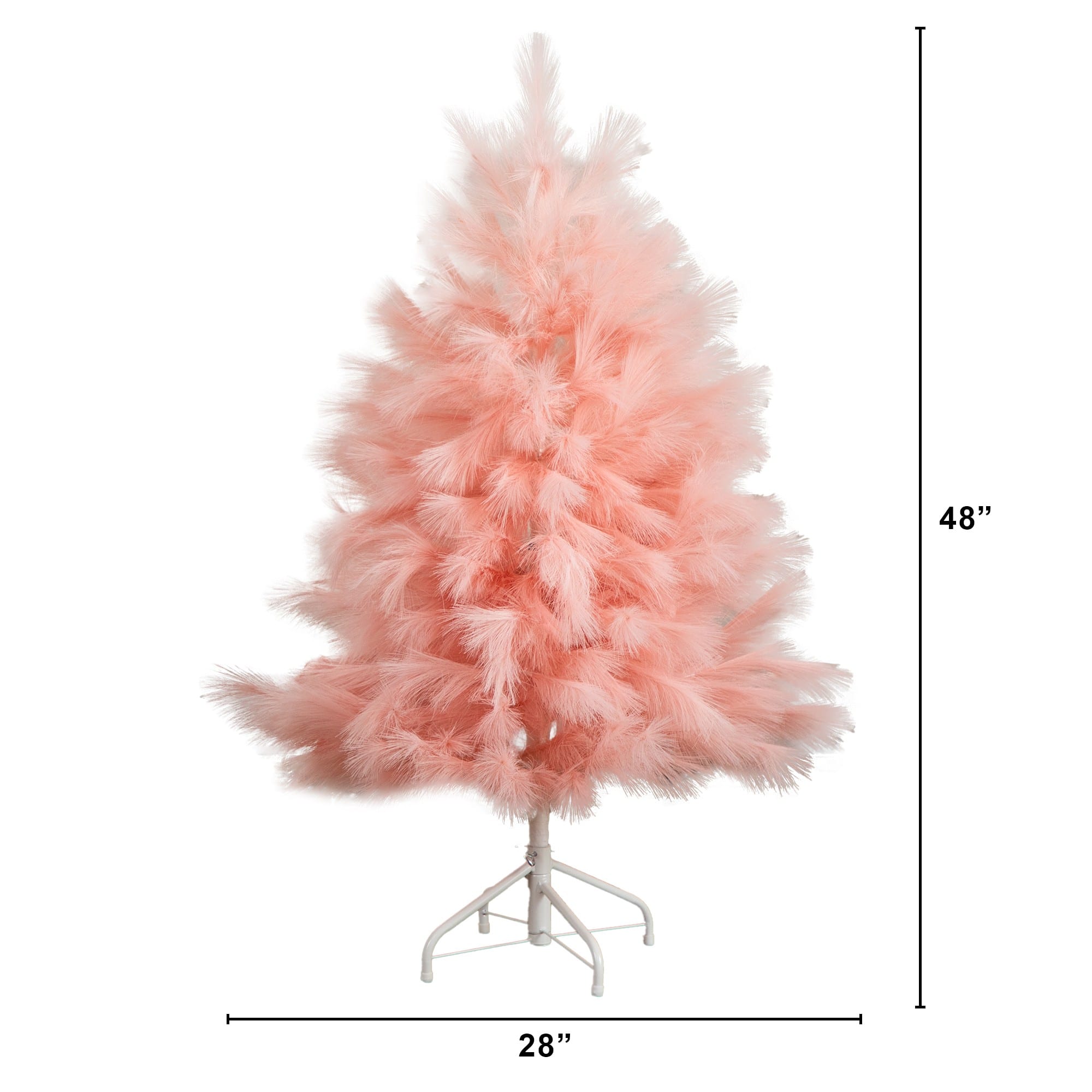 4ft. Unlit Pink Pampas Grass Artificial Christmas Tree
