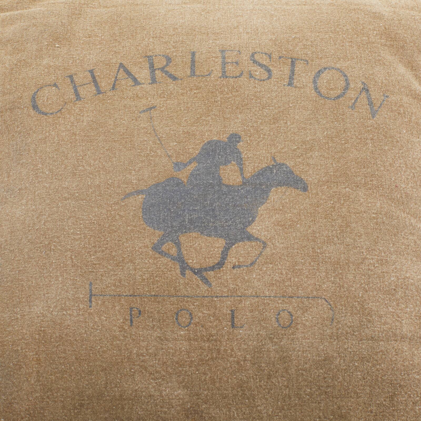 Brown Canvas Rustic Stool