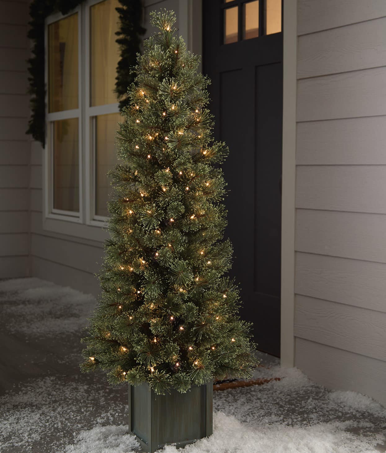 4.5ft. Pre-Lit Sedona Spruce Artificial Christmas Tree, Warm White LED Lights by Ashland®