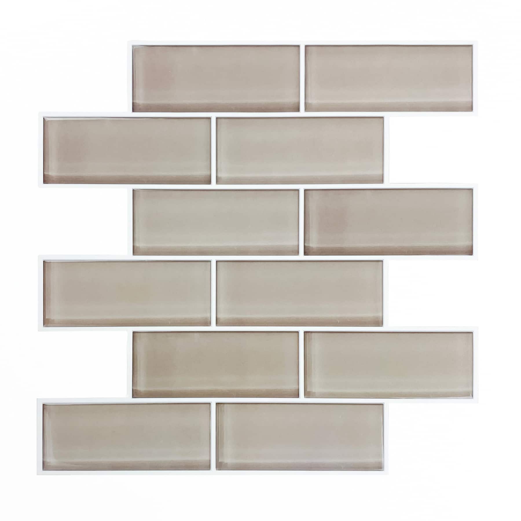RoomMates Taupe Seaglass Peel & Stick StickTiles®