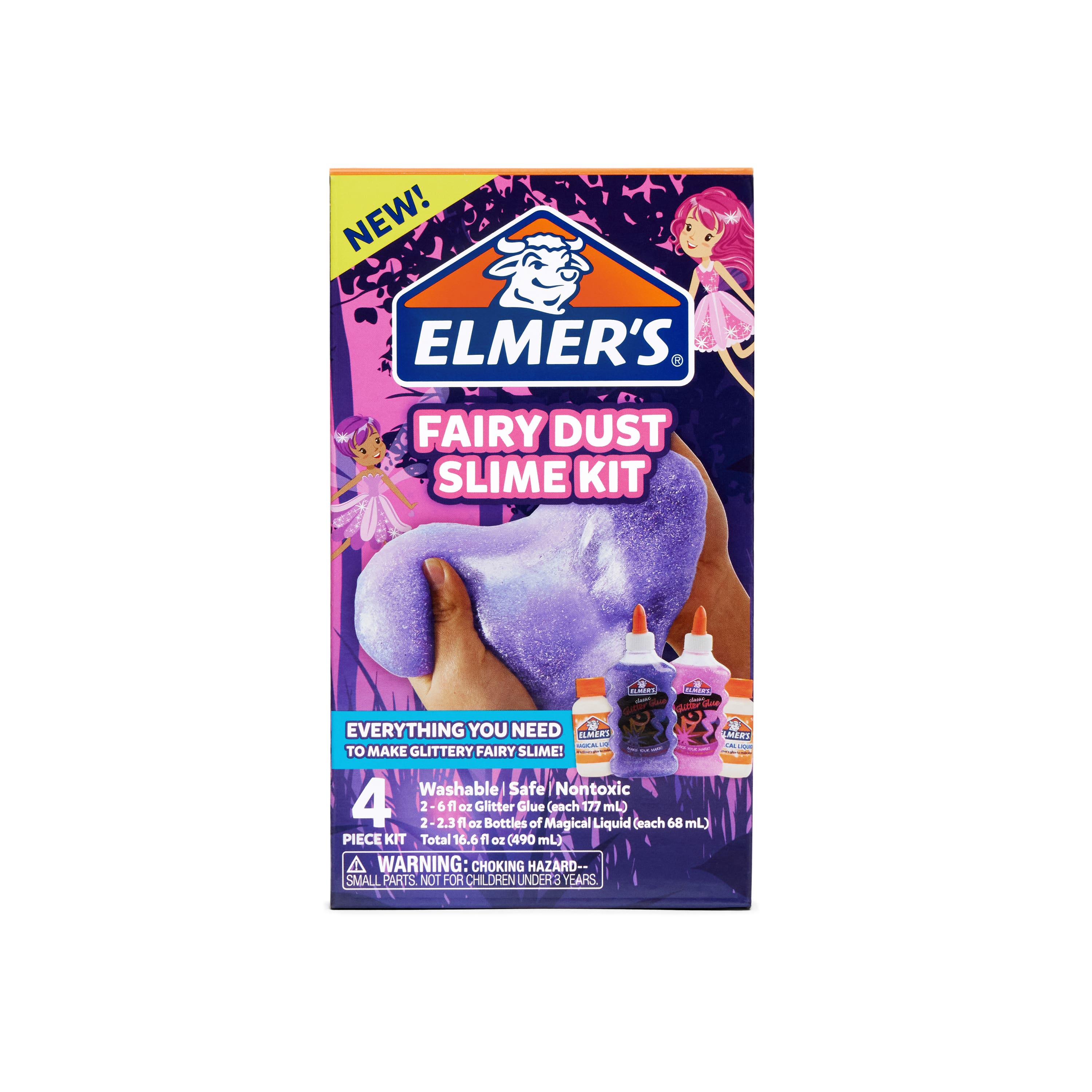 2 Slim Time Slime Kits Includes Glue and Glitter & Glitter Pens