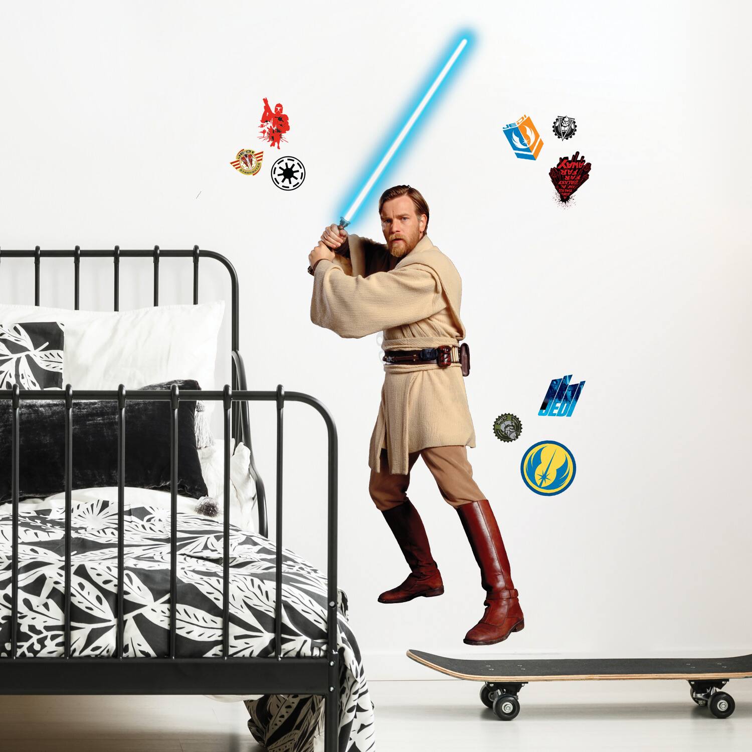 RoomMates Classic Obi-Wan Peel &#x26; Stick Giant Wall Decals