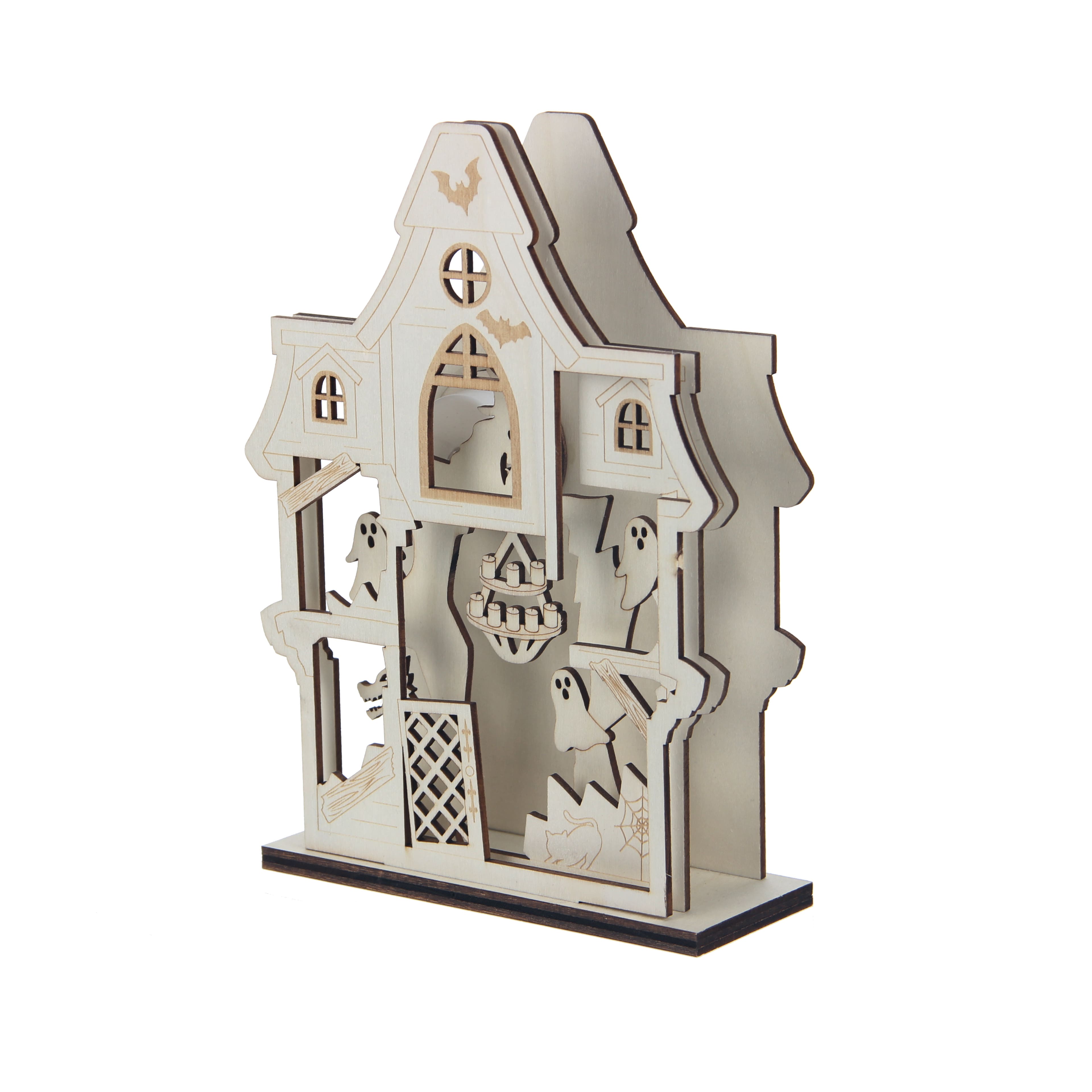 8.25" DIY Layered House Wood Décor by Make Market®