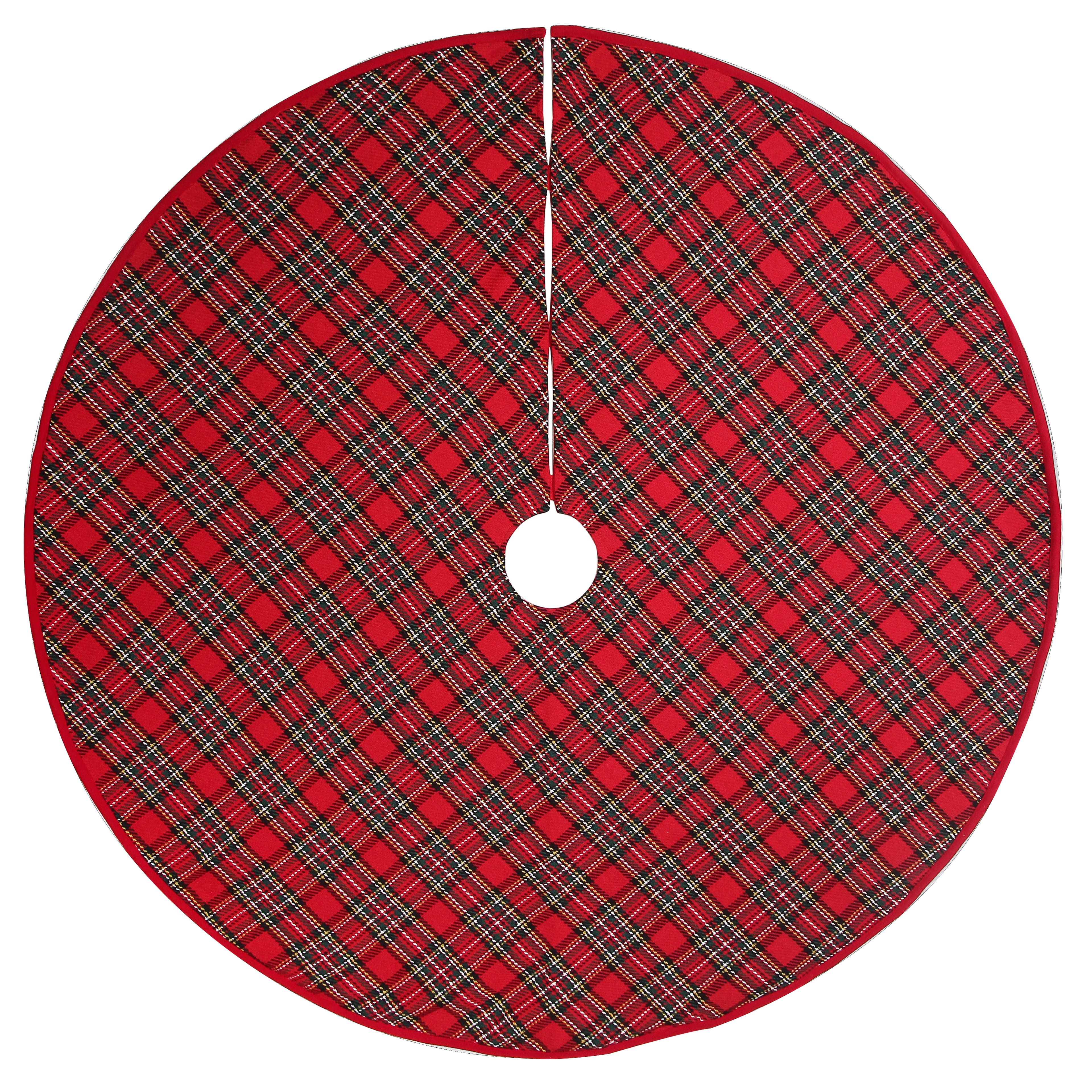 48&#x22; Red Plaid Tree Skirt by Ashland&#xAE;