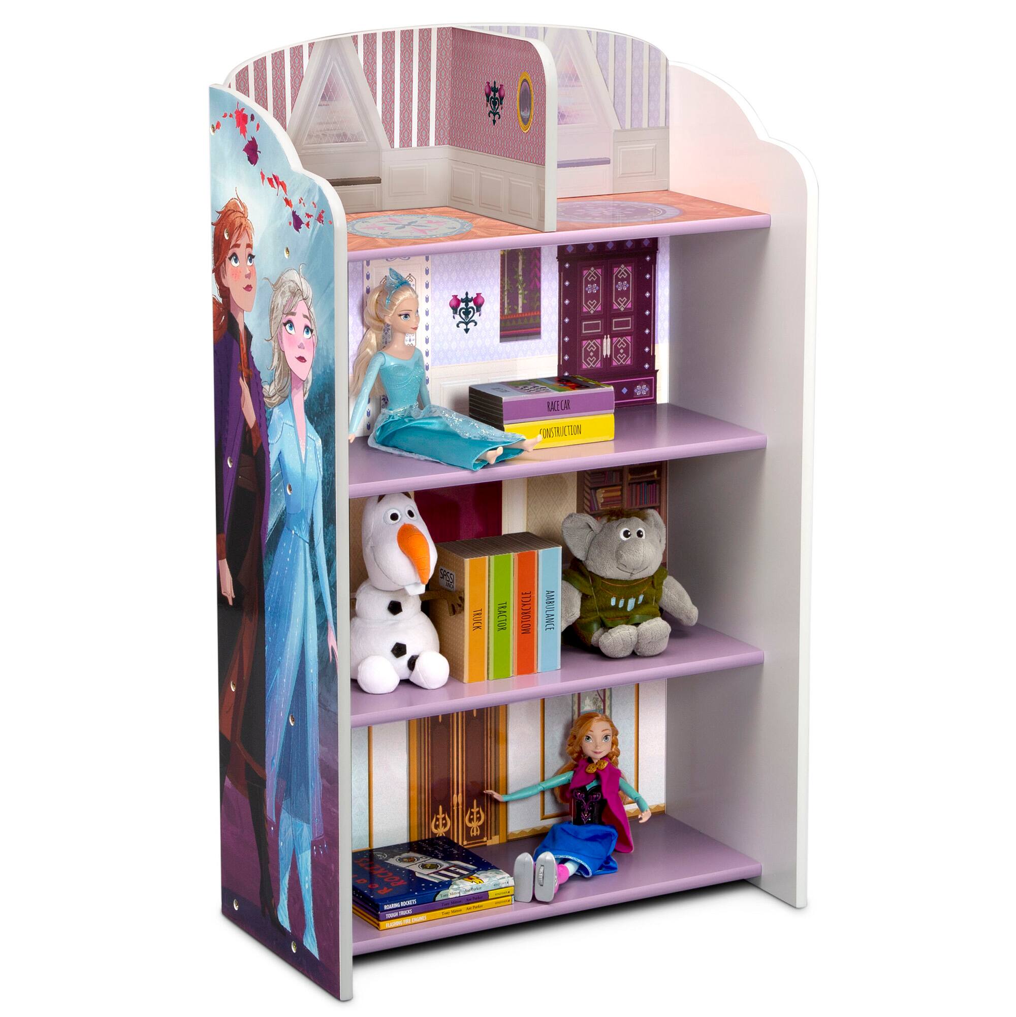 Disney® Frozen II Wooden Playhouse 4-Shelf Bookcase