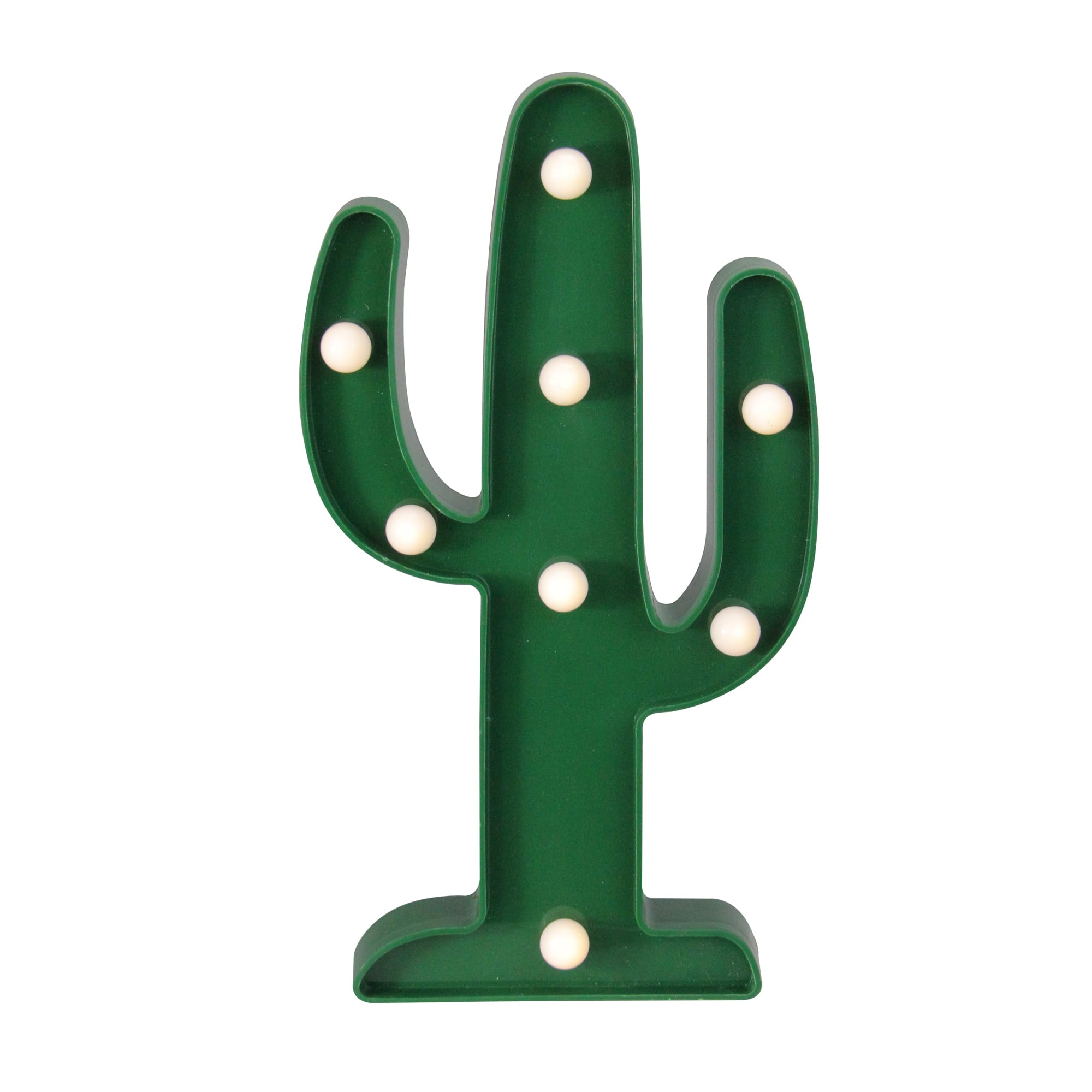 10&#x22; LED Cactus Marquee Wall D&#xE9;cor