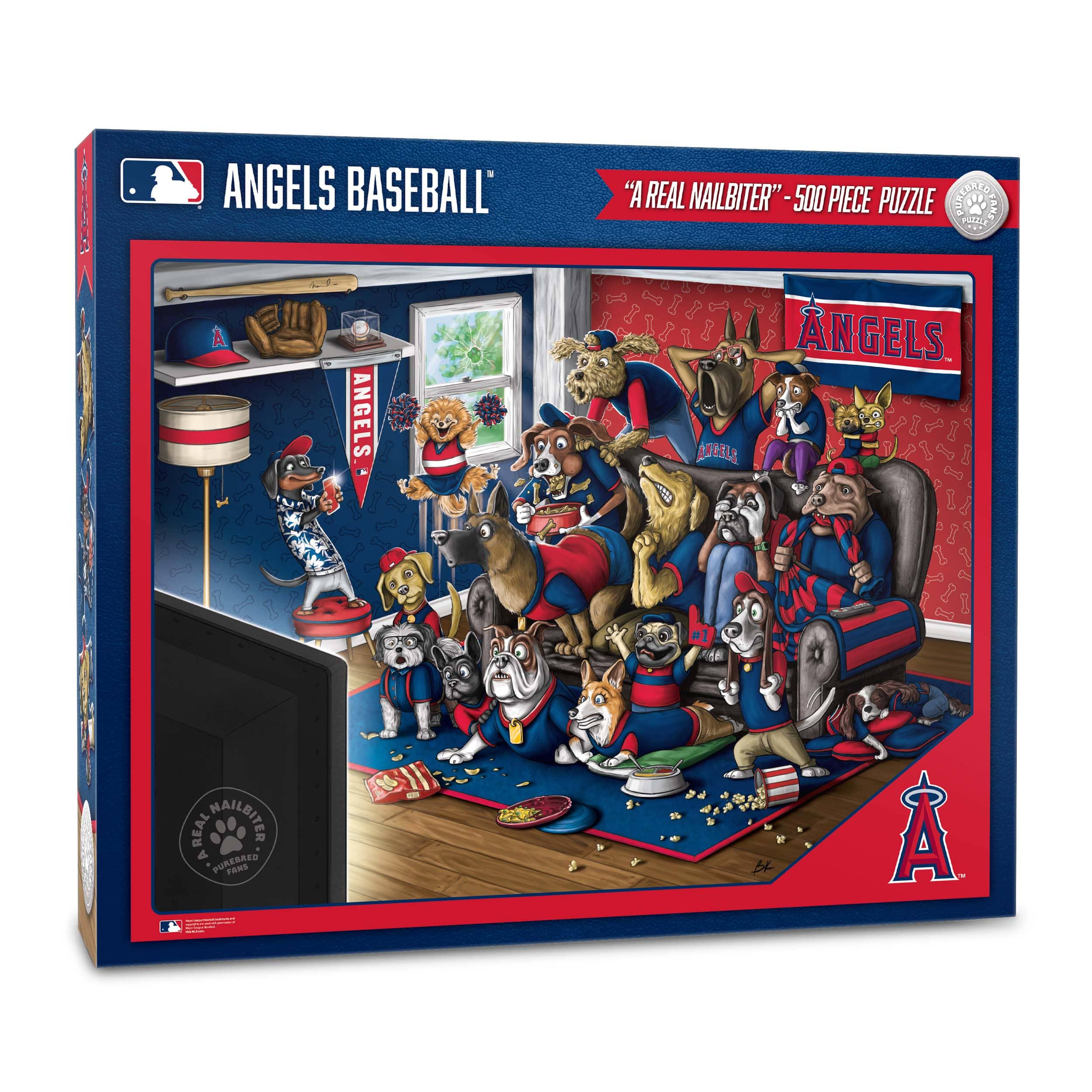 MLB Purebred Fans A Real Nailbiter 500 Piece Puzzle