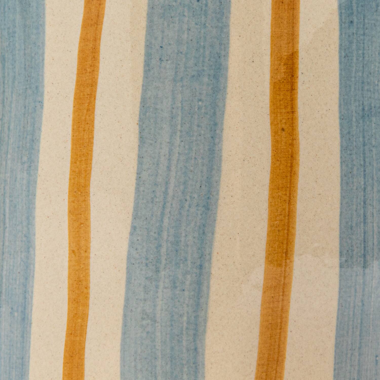 Hello Honey® 5" Striped Stoneware Mug Set