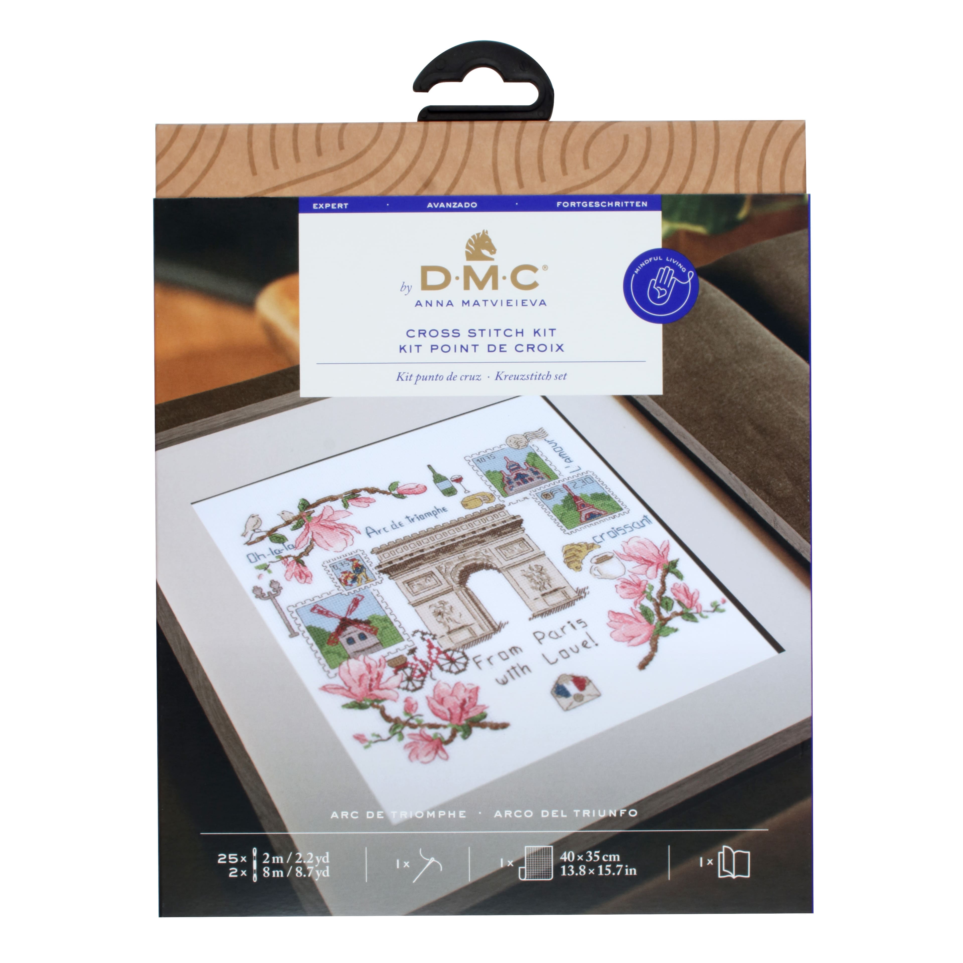 DMC® Arc de Triomphe Expert Counted Cross Stitch Kit