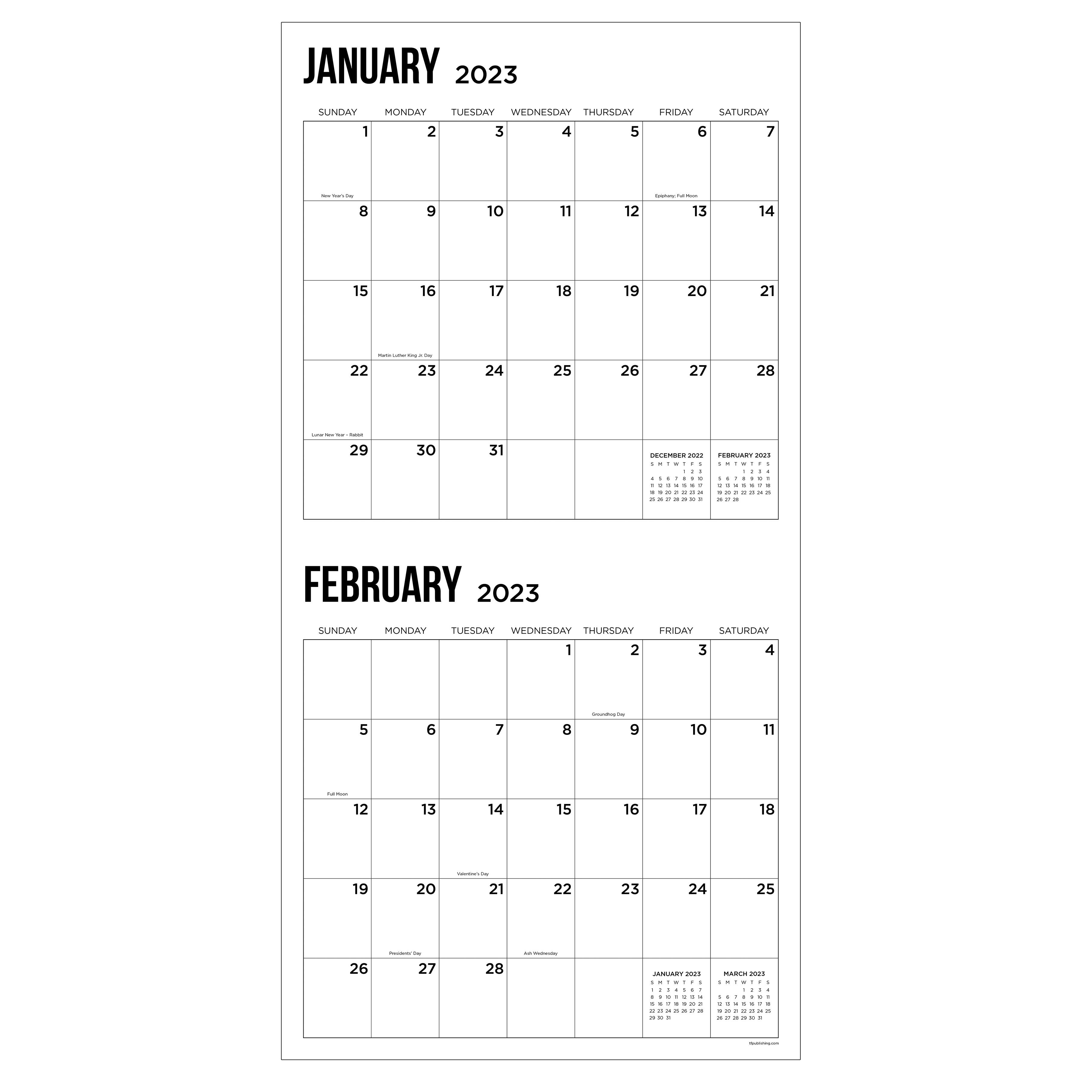 TF Publishing 2023-2024 Two Year Wall Calendar | Michaels TF Publishing 2023-2024 Two Year Wall Calendar | Michaels