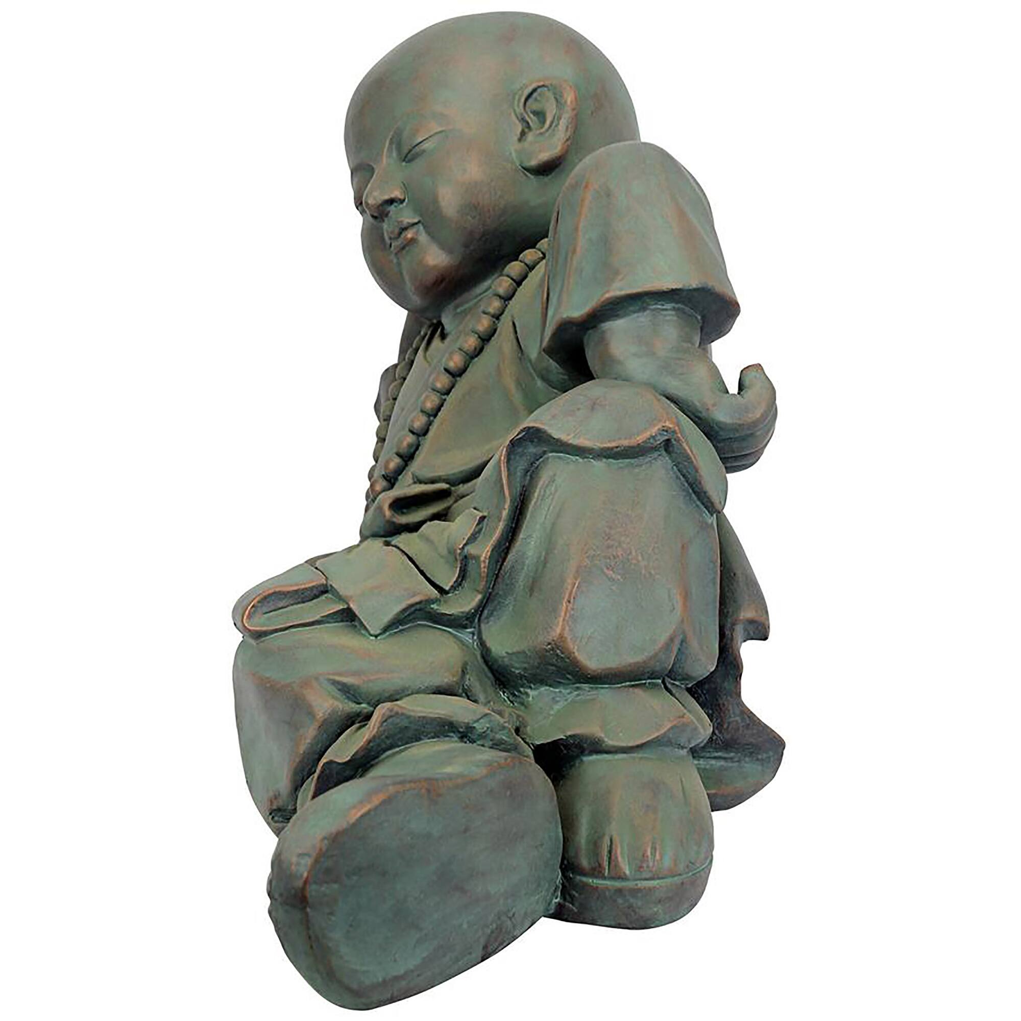 Design Toscano 24" Resting Serene Baby Buddha Garden Statue