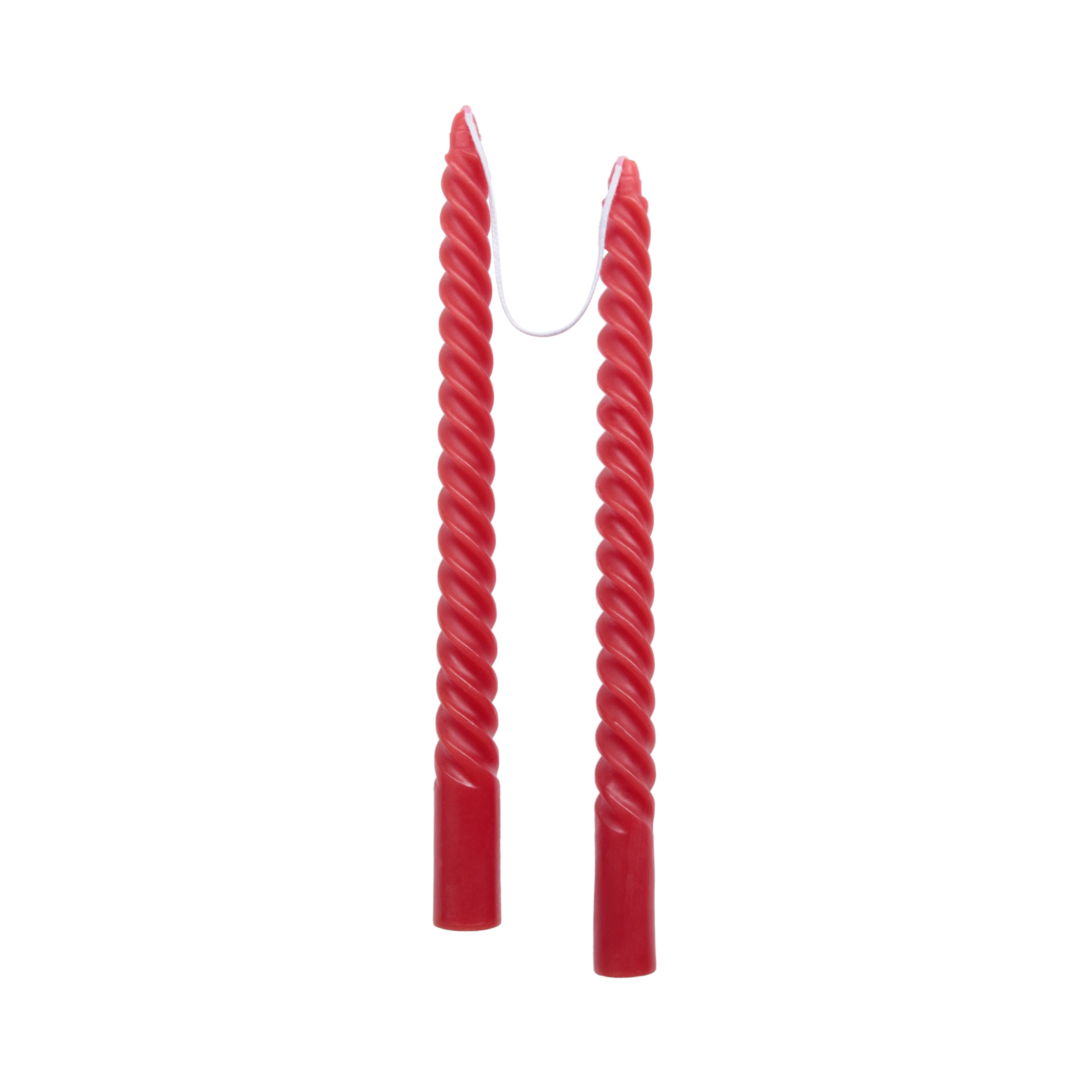 10&#x22; Twist Taper Candles, 2ct. by Ashland&#xAE;