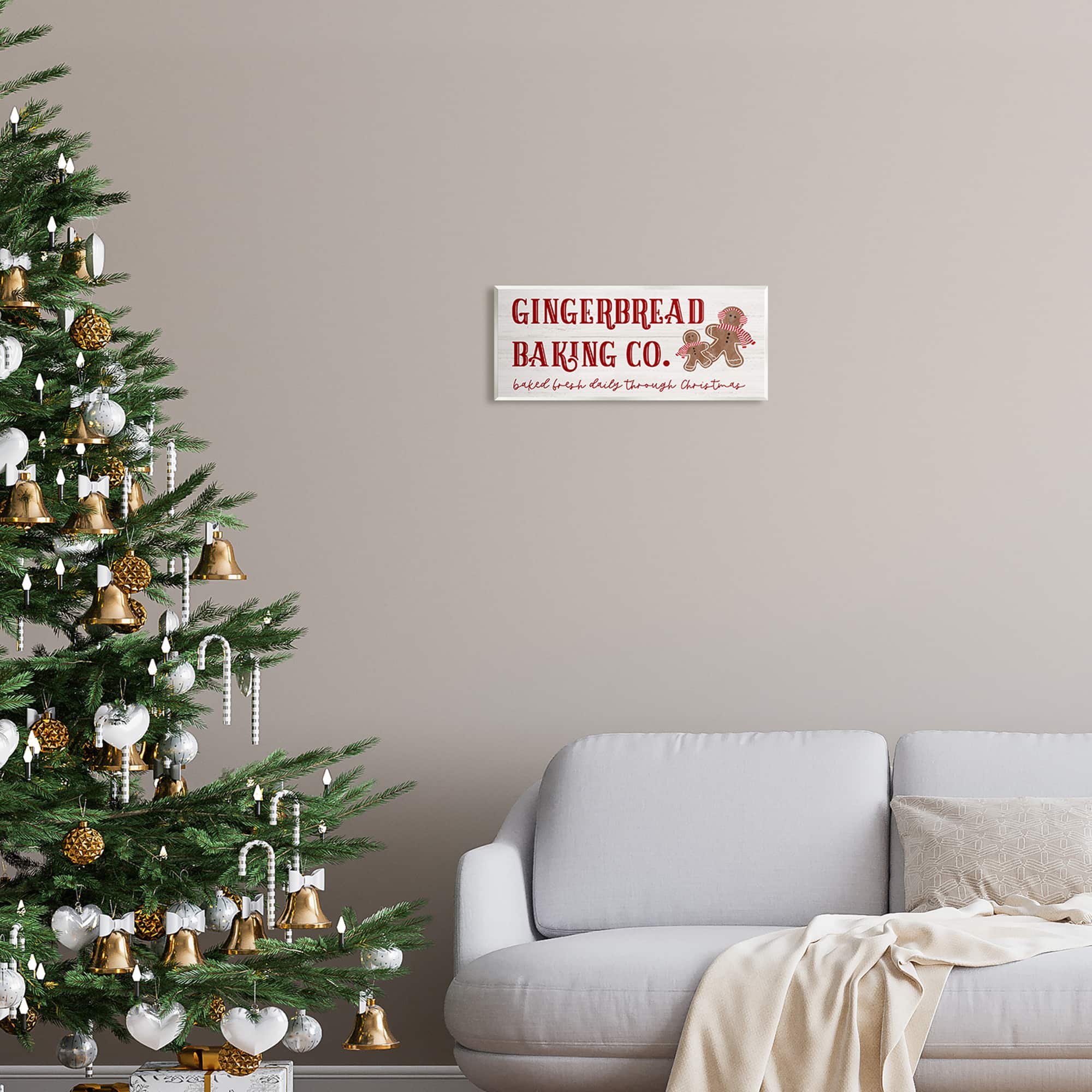 Stupell Industries Gingerbread Baking Co. Holiday Wall Art