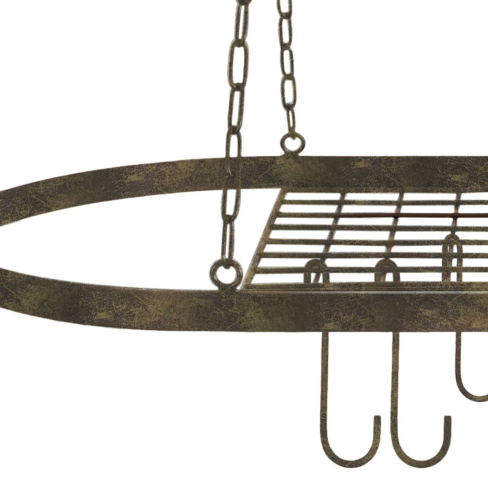 Sorbus Ceiling Mounted Pot &#x26; Pan Rack