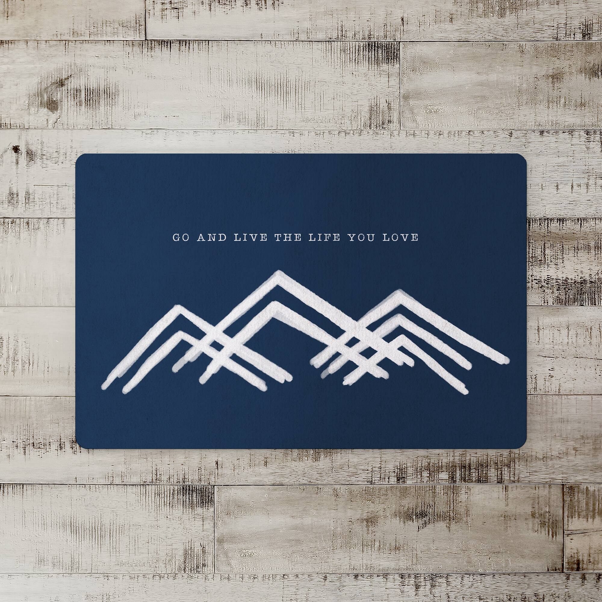 Mountain Life 27" x 18" Floor Mat