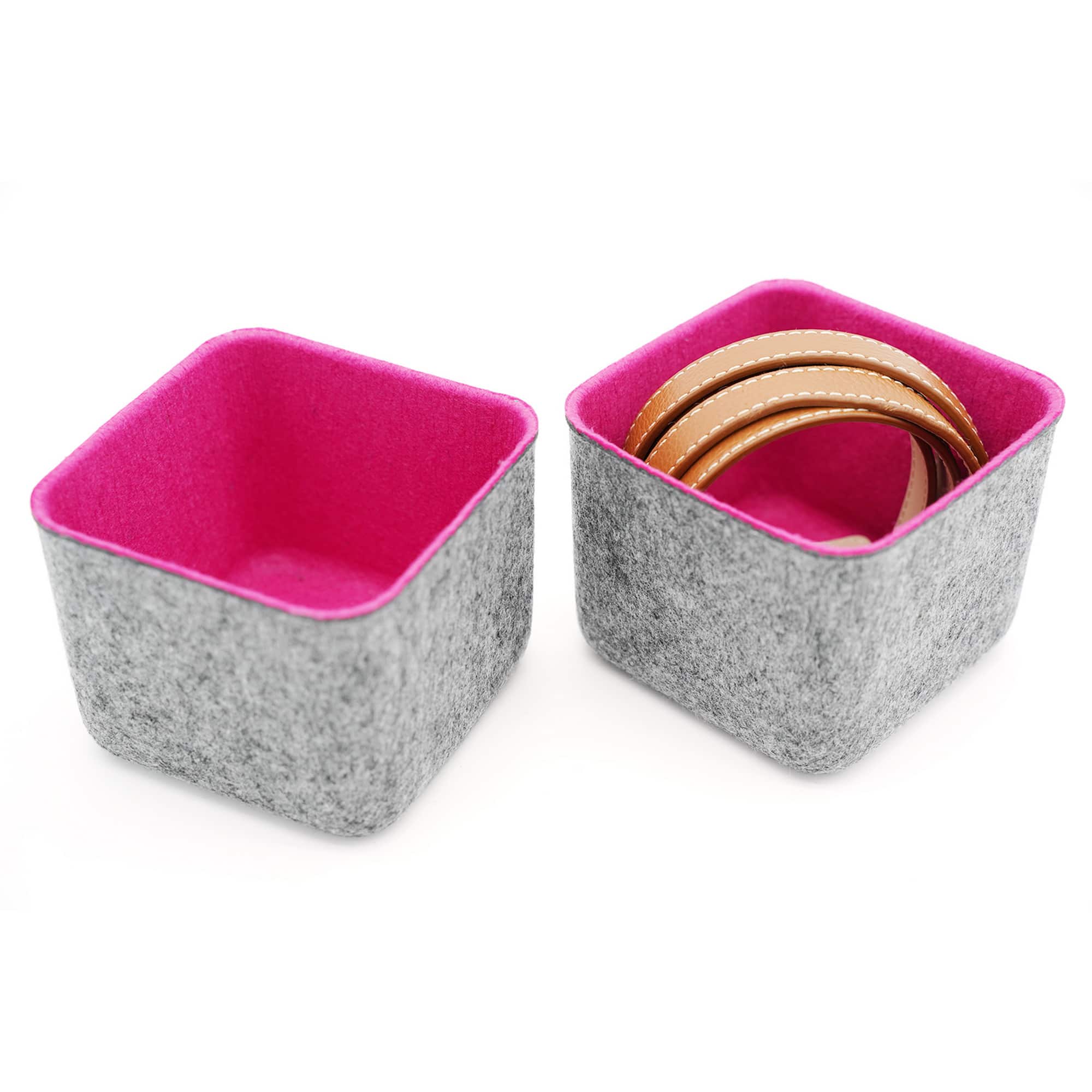 Welaxy Felt 2 Piece Storage Cubes