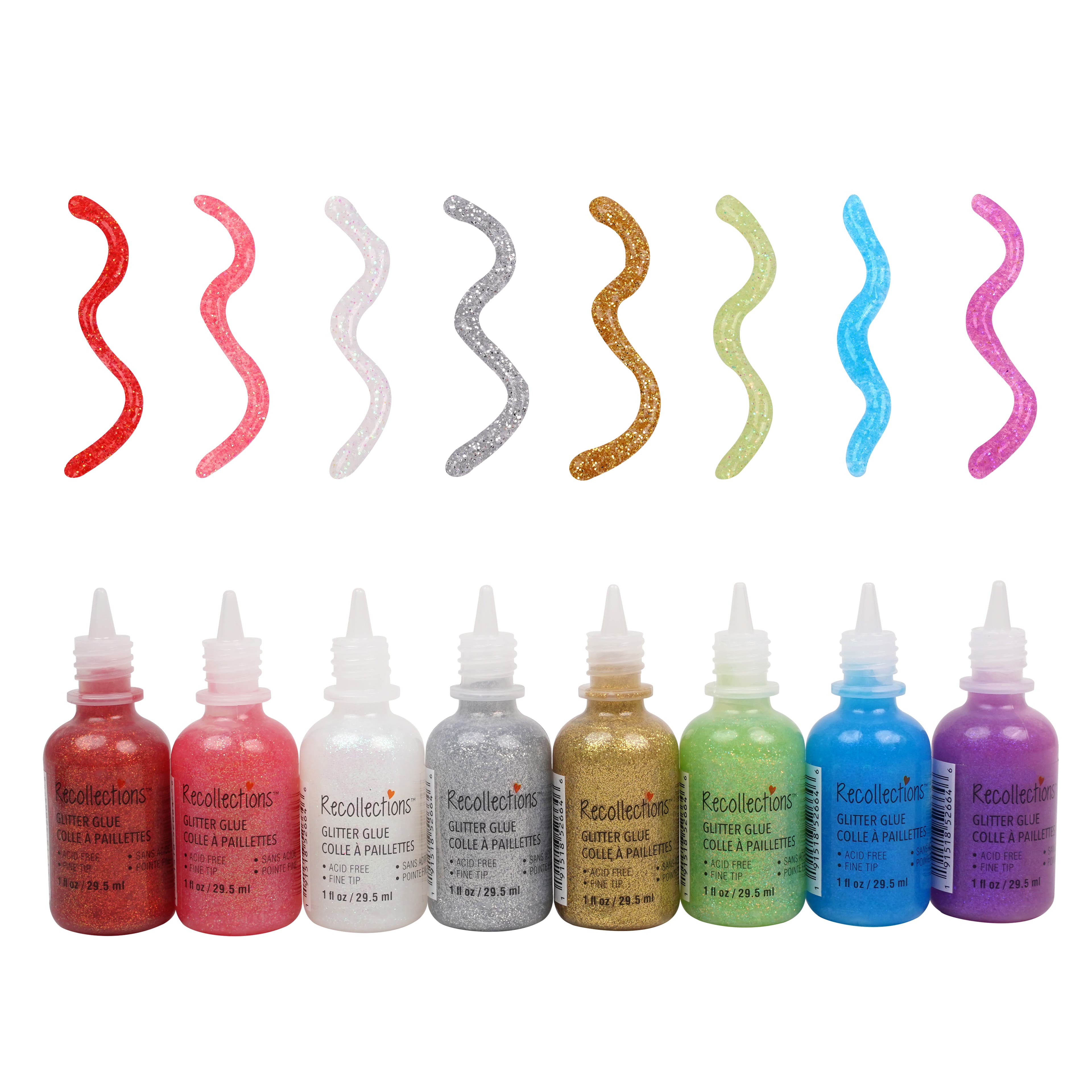 72 Pack: Assorted Glitter Glue by Recollections&#x2122;