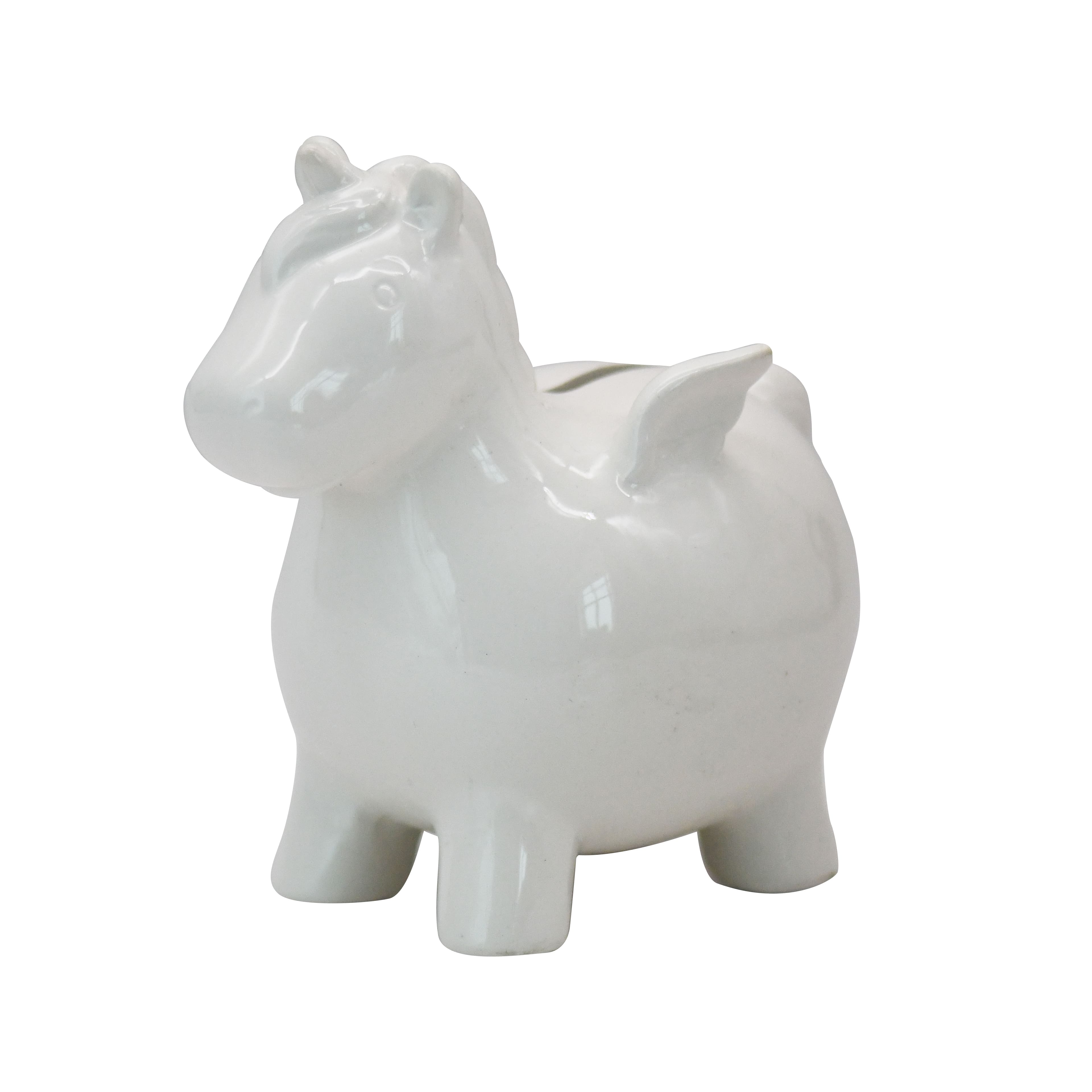 Color Your Own Ceramic Unicorn Bank by Creatology™