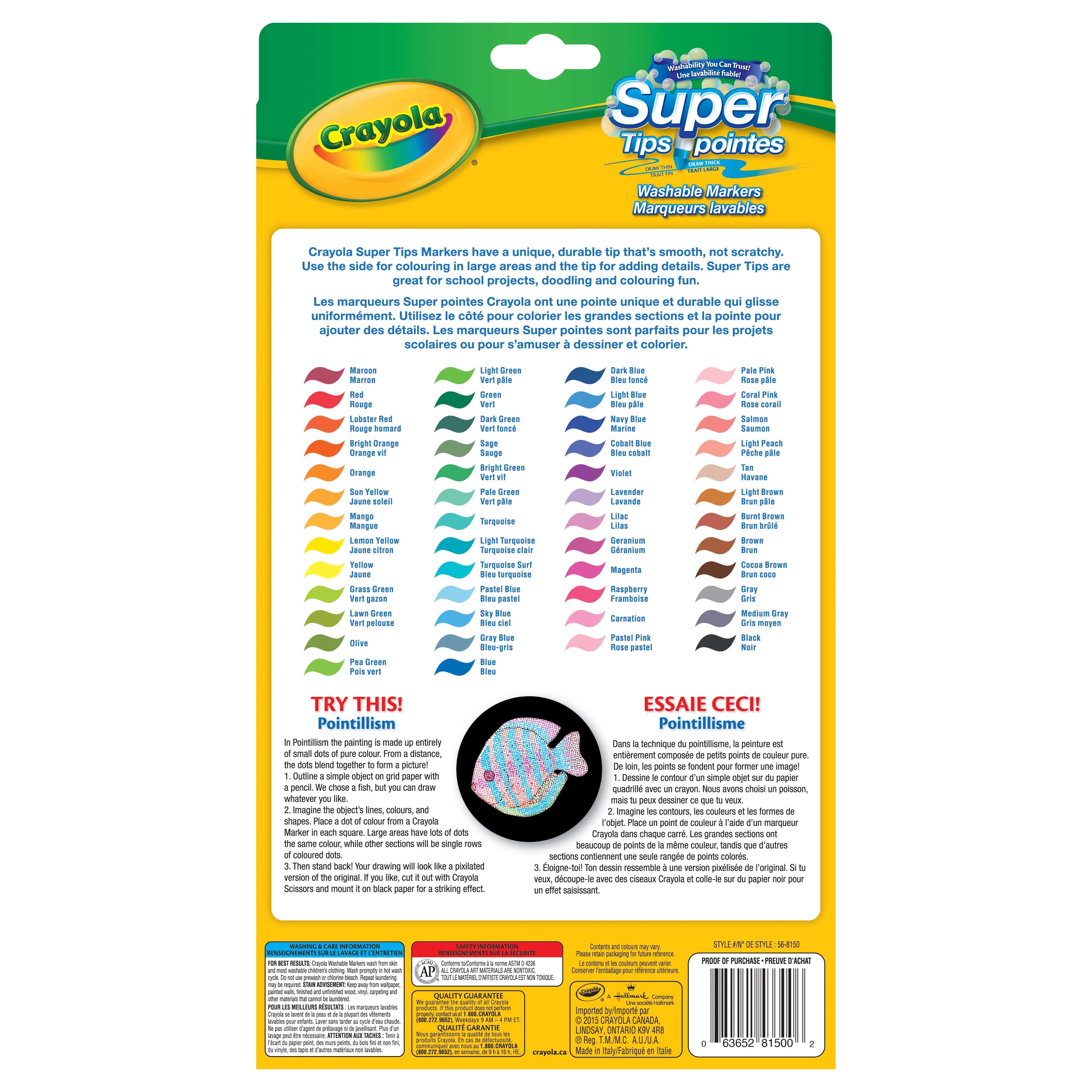 Crayola® Super Tips Washable Markers, 50ct.