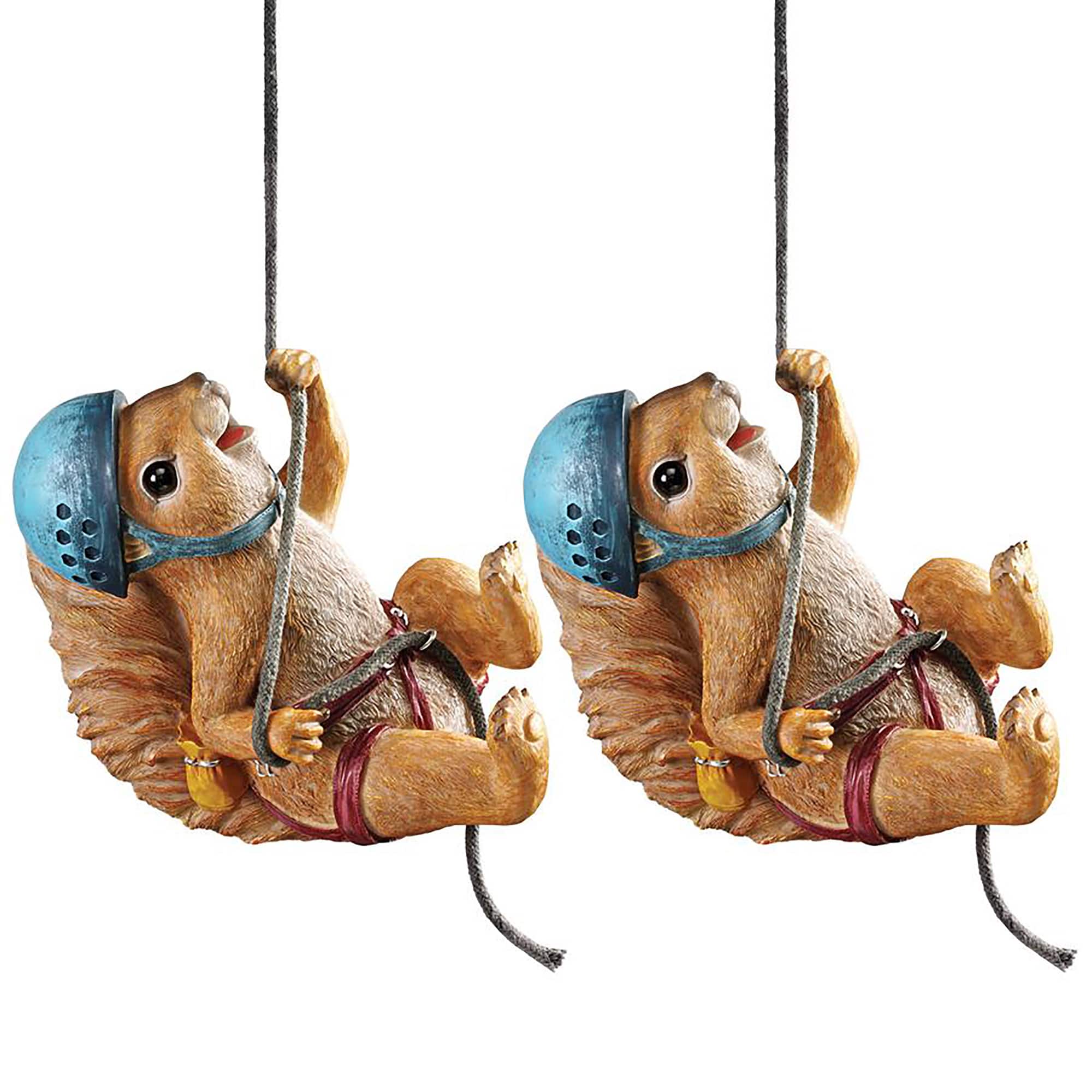 Design Toscano 8&#x22; Skyler the Climbing Squirrel Statue, 2ct.