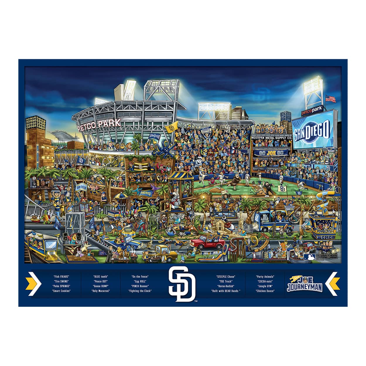 Joe Journeyman San Diego Padres&#x2122; 500 Piece Jigsaw Puzzle