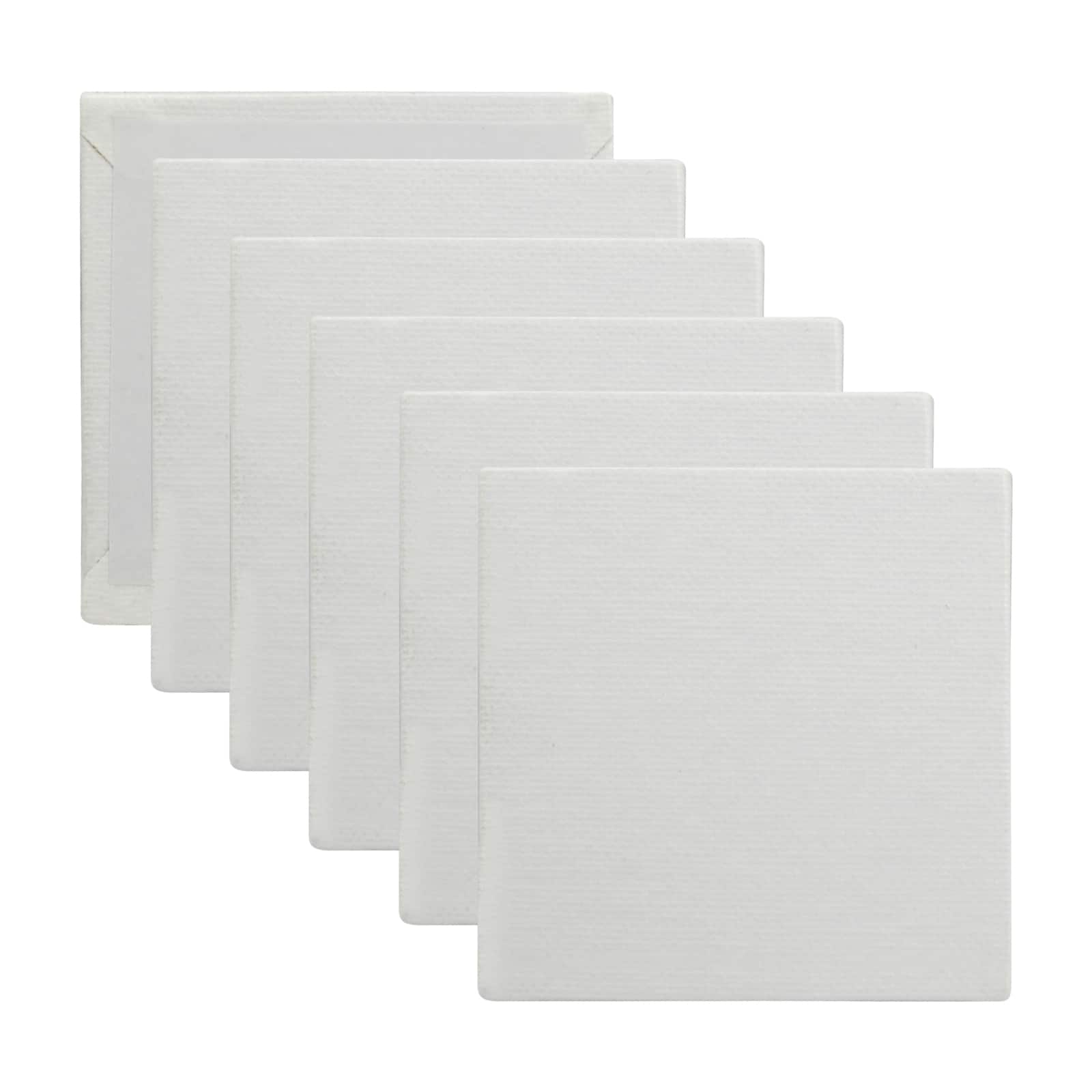 6 Pack 3" x 3" Mini Canvas Panels by Artist's Loft™ Necessities™