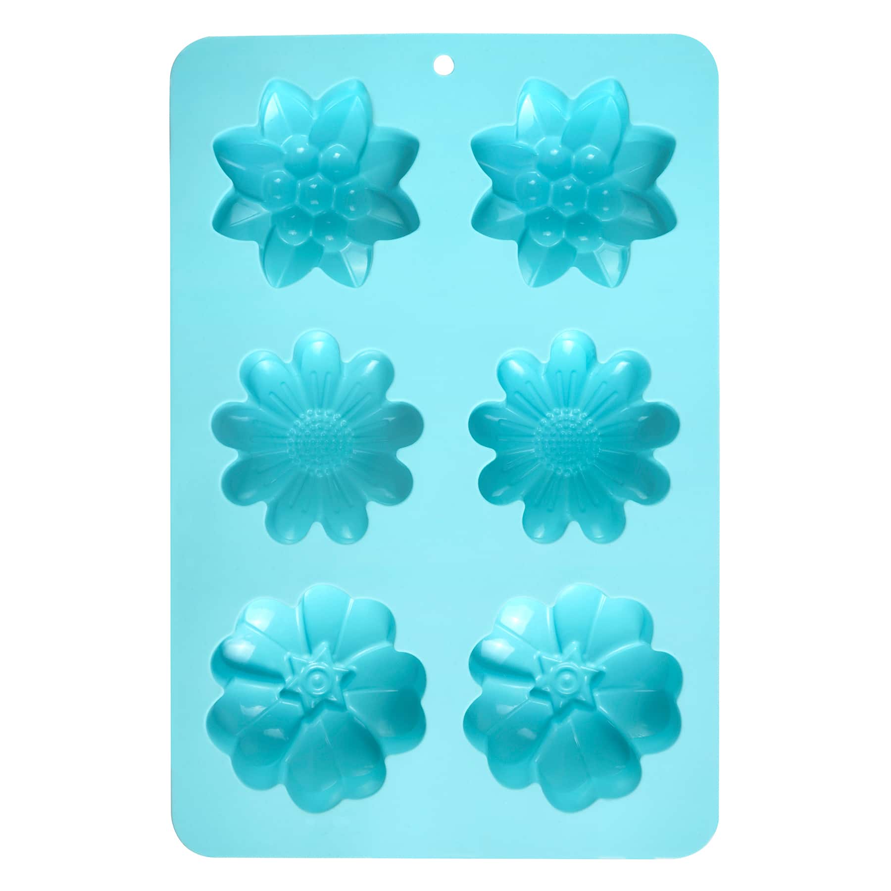 3 Pieces Set of Silicone Flower Molds, Baking Mold with Flowers
