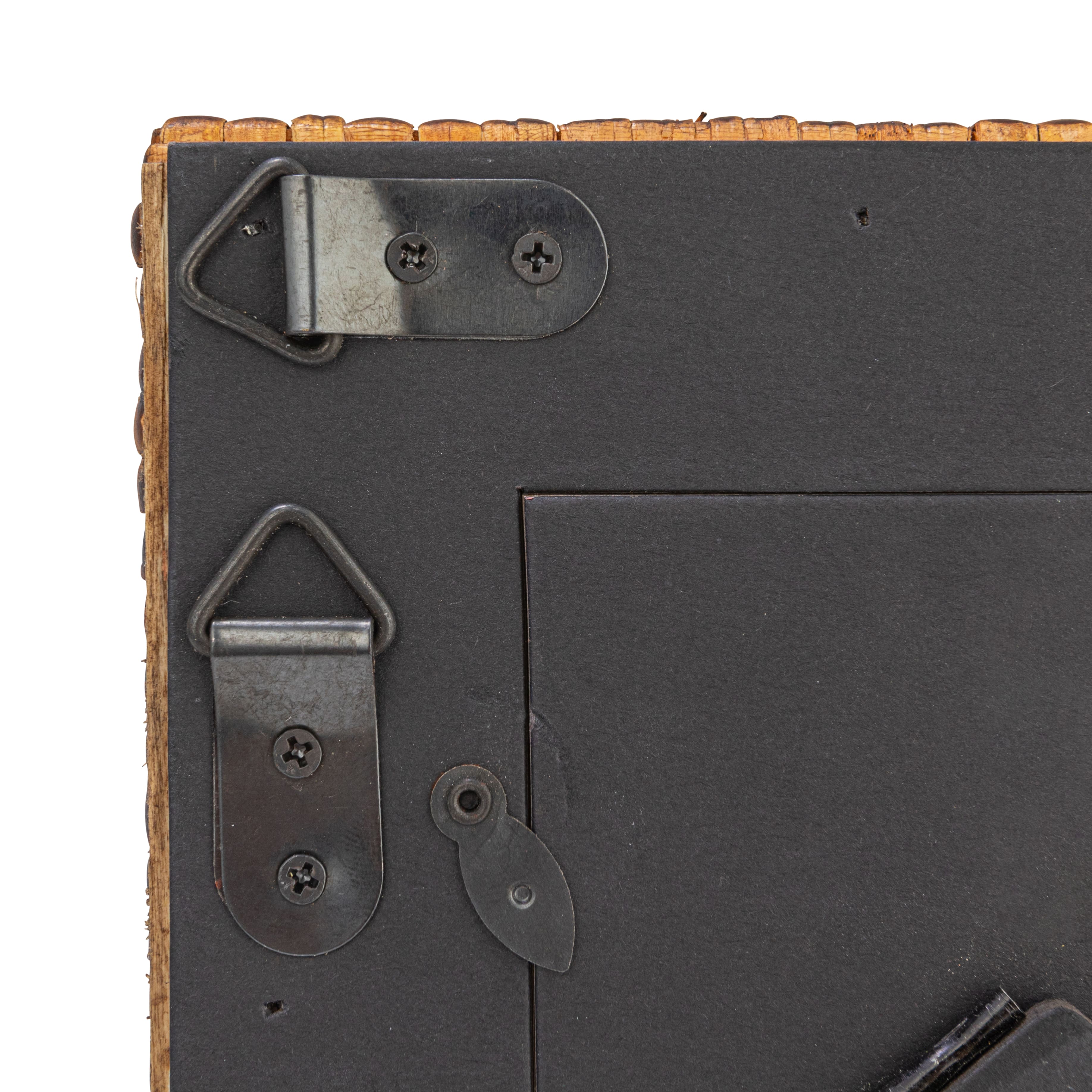 Hello Honey® Natural Stained Handwoven Rattan Photo Frame