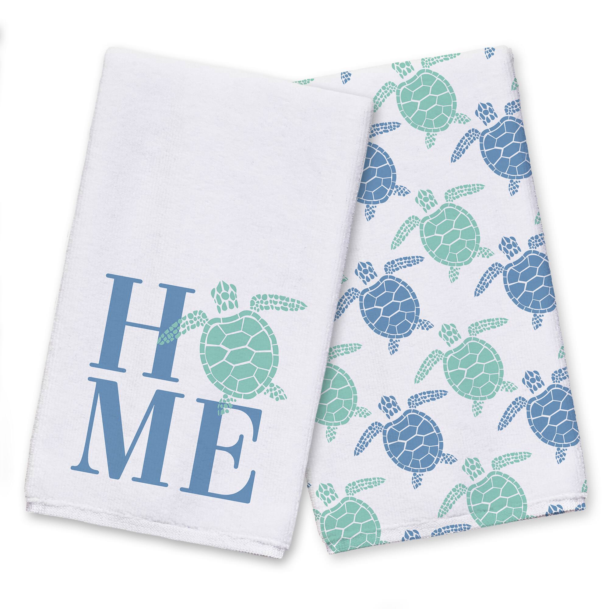 Home Turtle Tea Towel Set