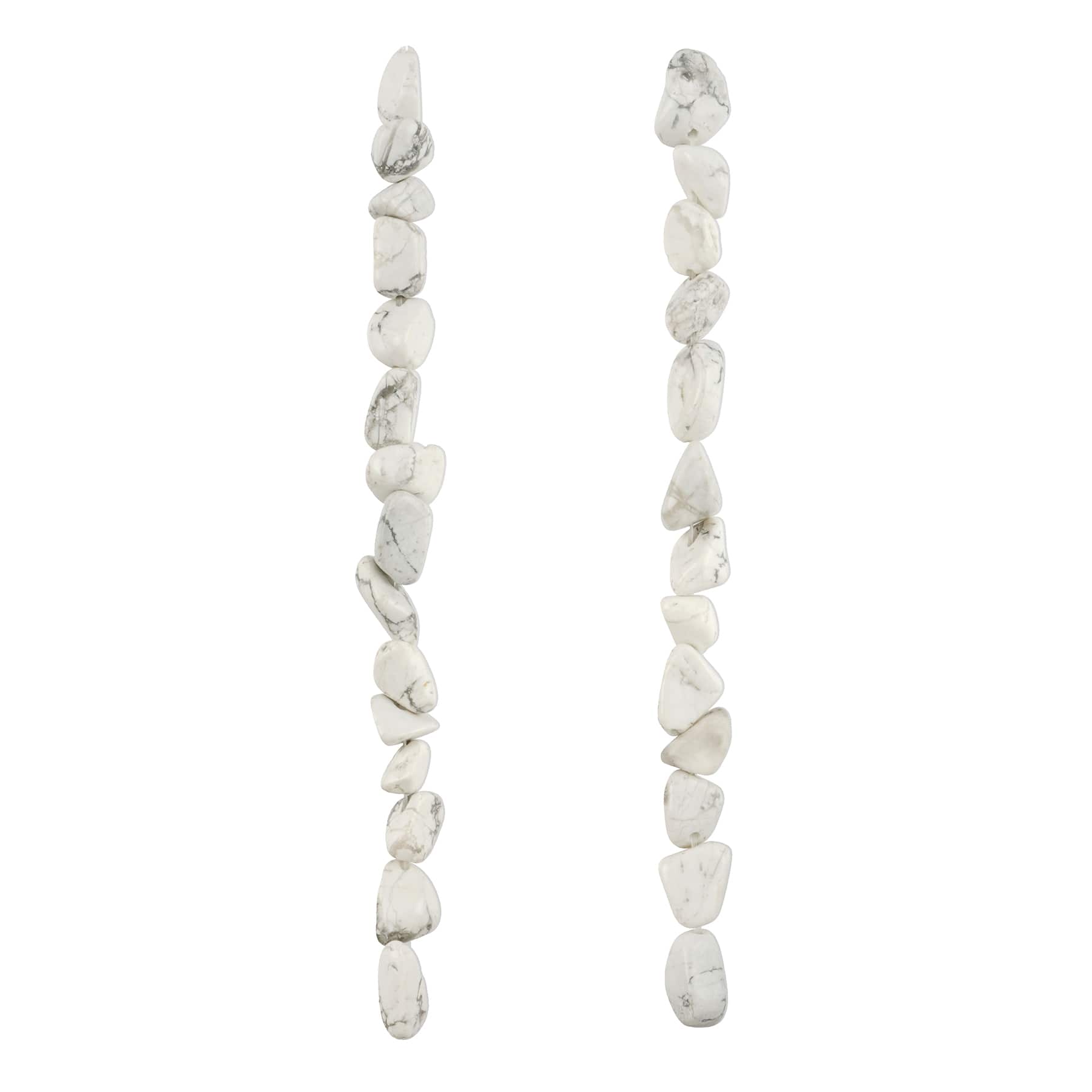 White Howlite Potato Beads by Bead Landing&#x2122;