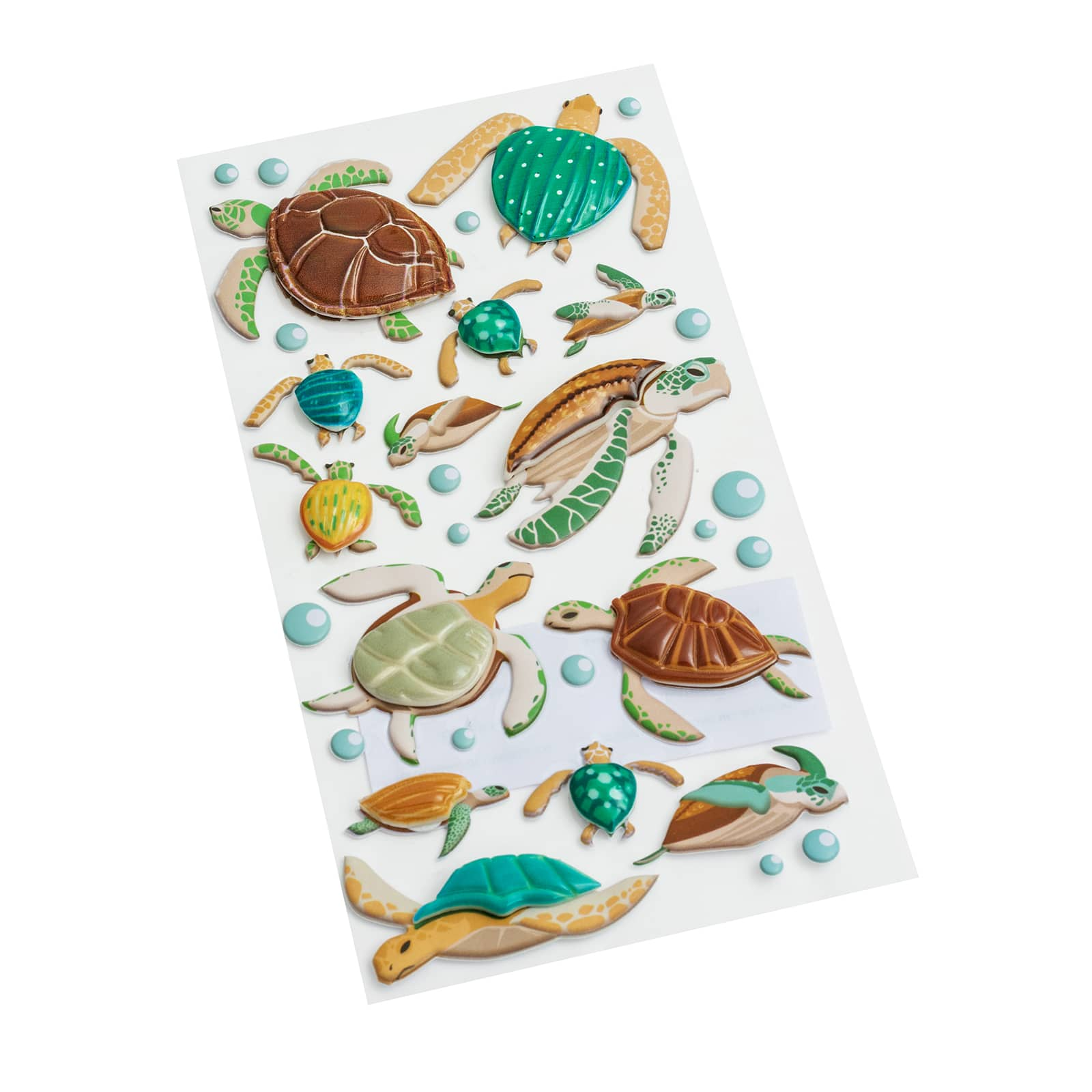 12 Pack: Turtle Stickers by Recollections&#x2122;