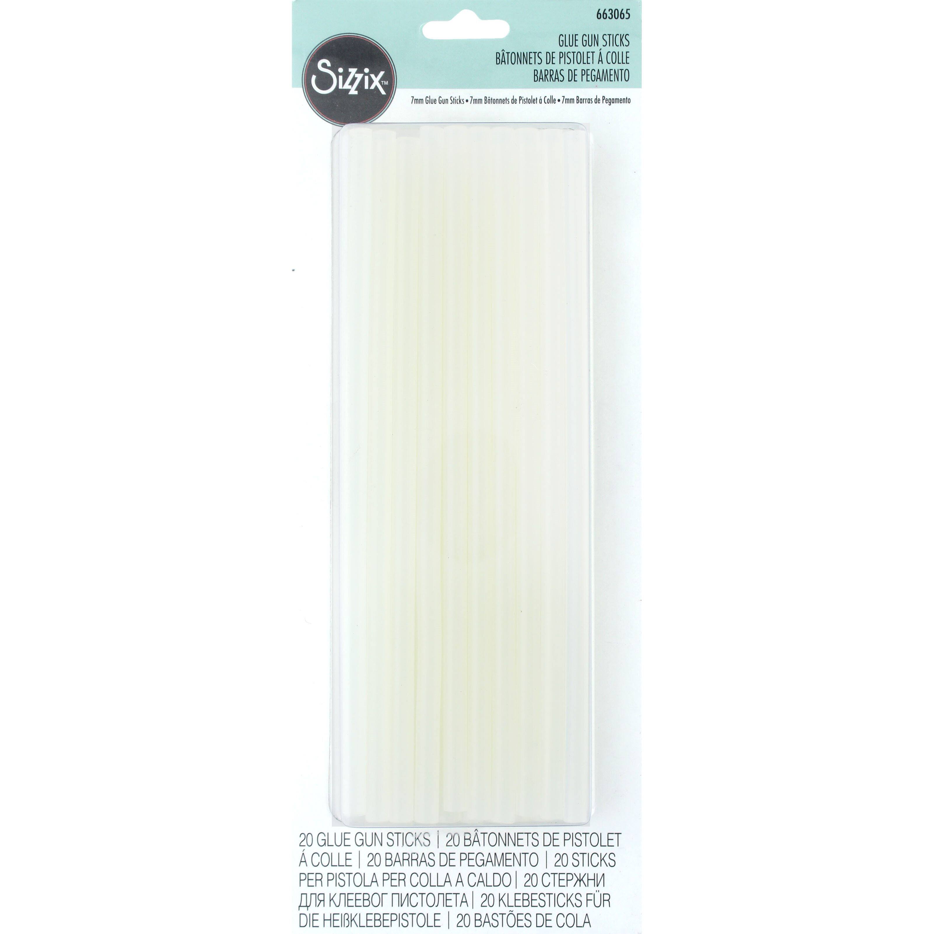 Sizzix® 8" Clear Mini Glue Gun Glue Sticks 20ct. Glue Guns Michaels