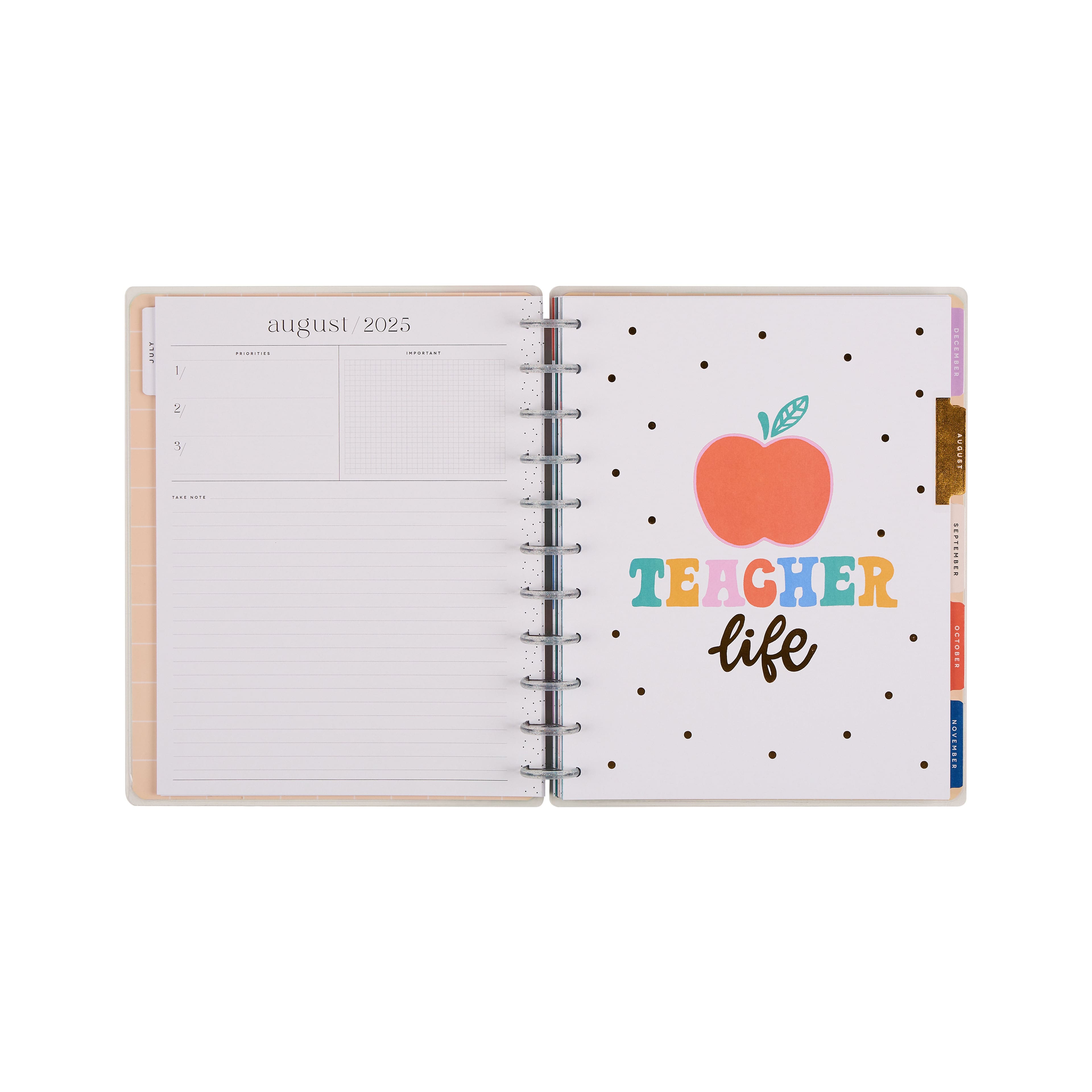 The Big Happy Planner&#xAE; 2025-2026 Love to Teach Customizable Planner