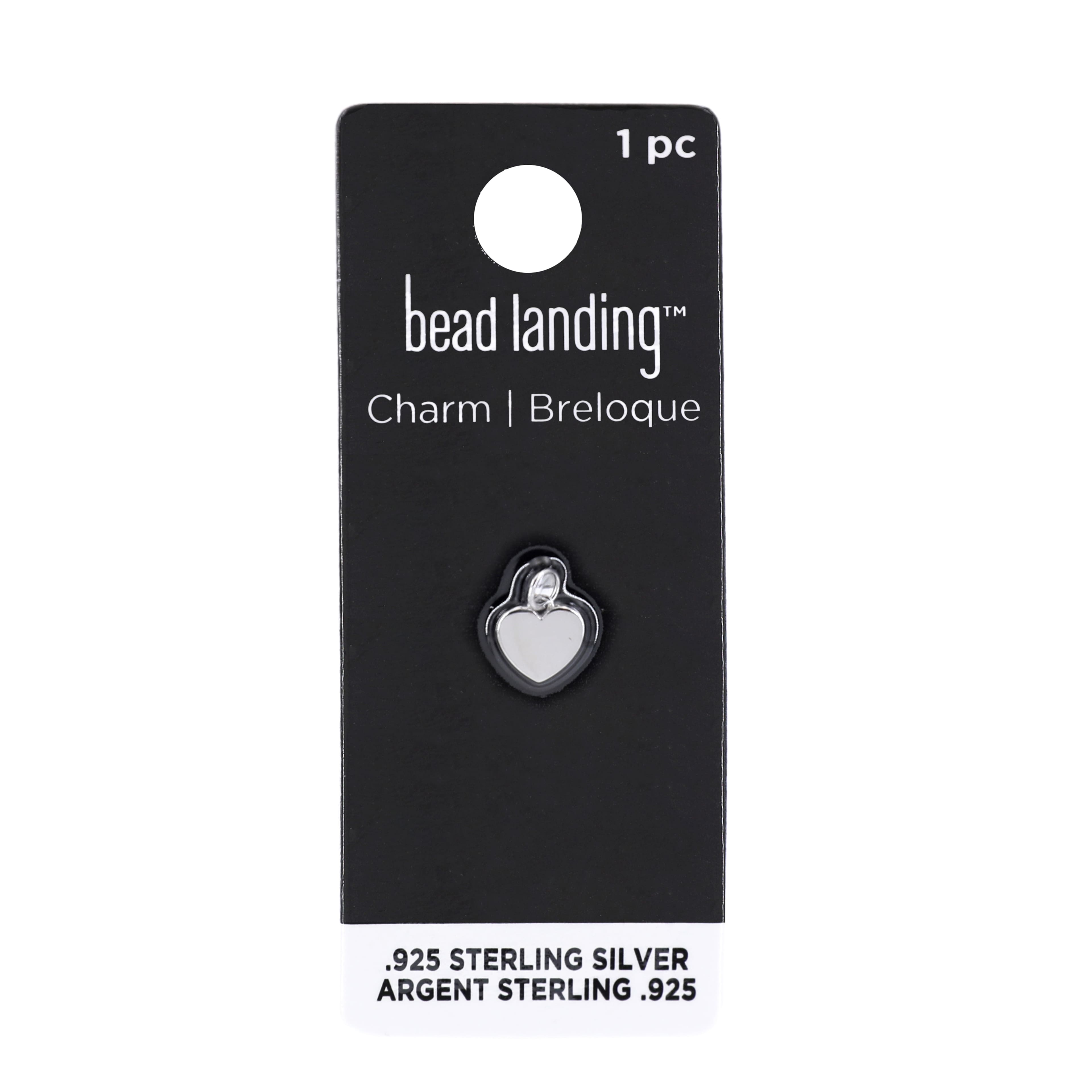 Sterling Silver Heart Icon Charm by Bead Landing™