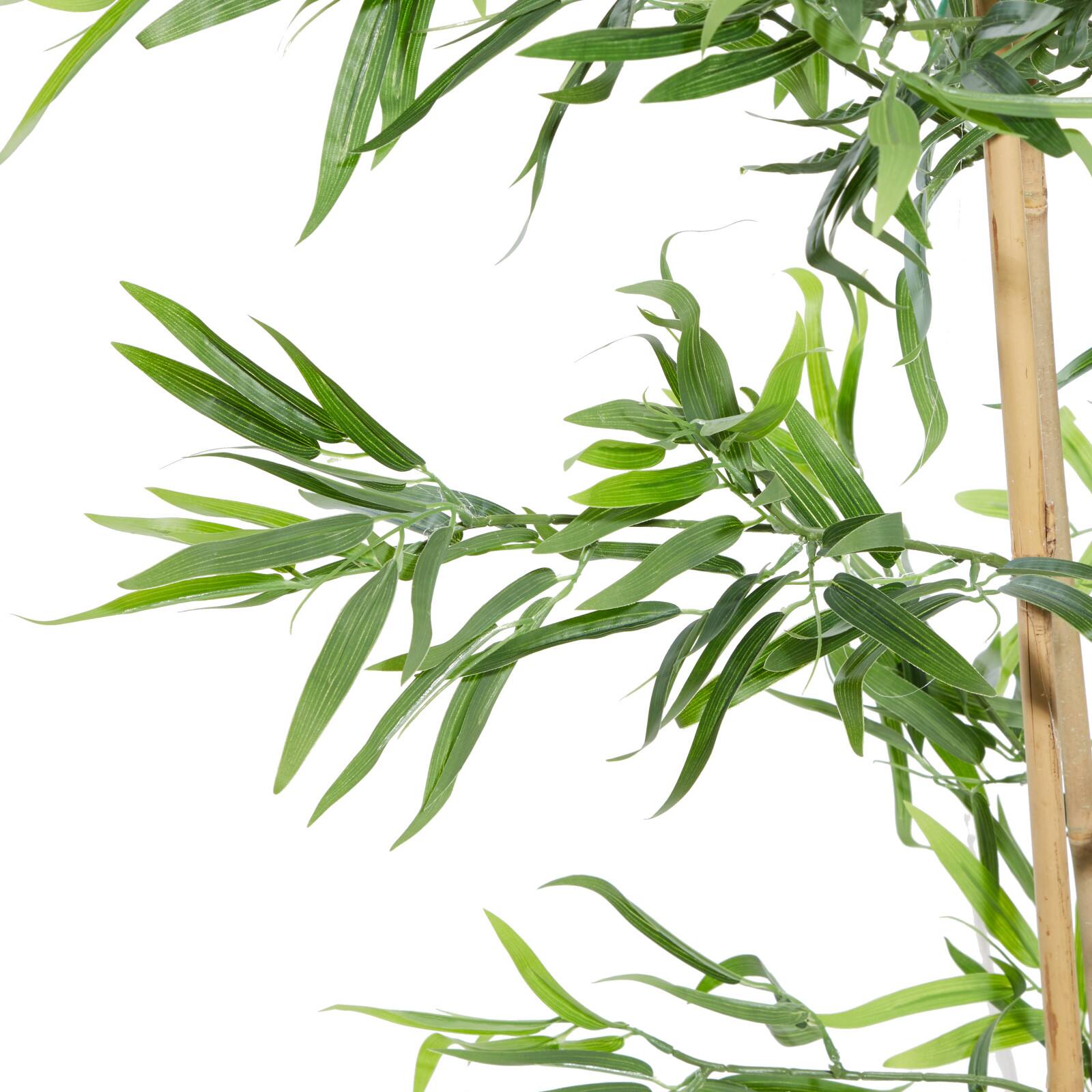 Artificial Bamboo Plants Indoor, 77&#x22;, Green