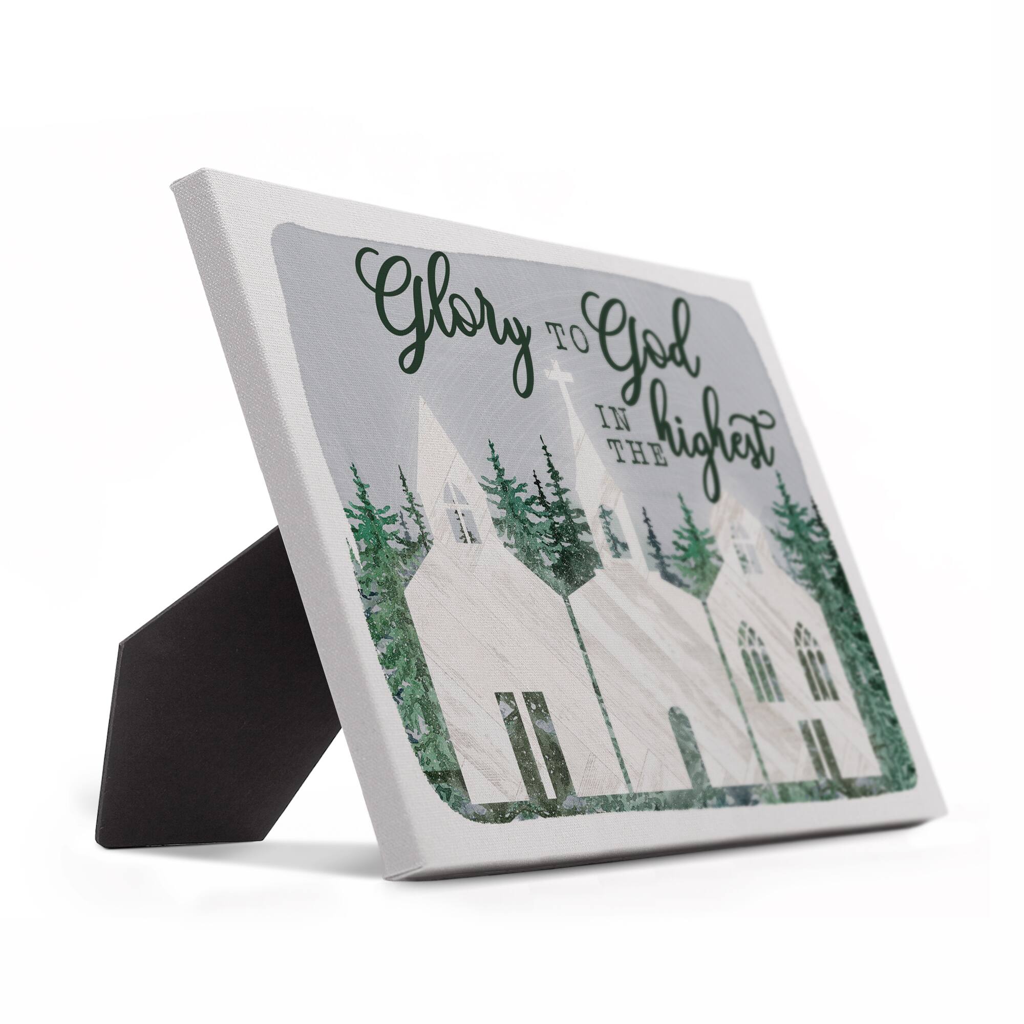 Glory God Churches Tabletop Canvas