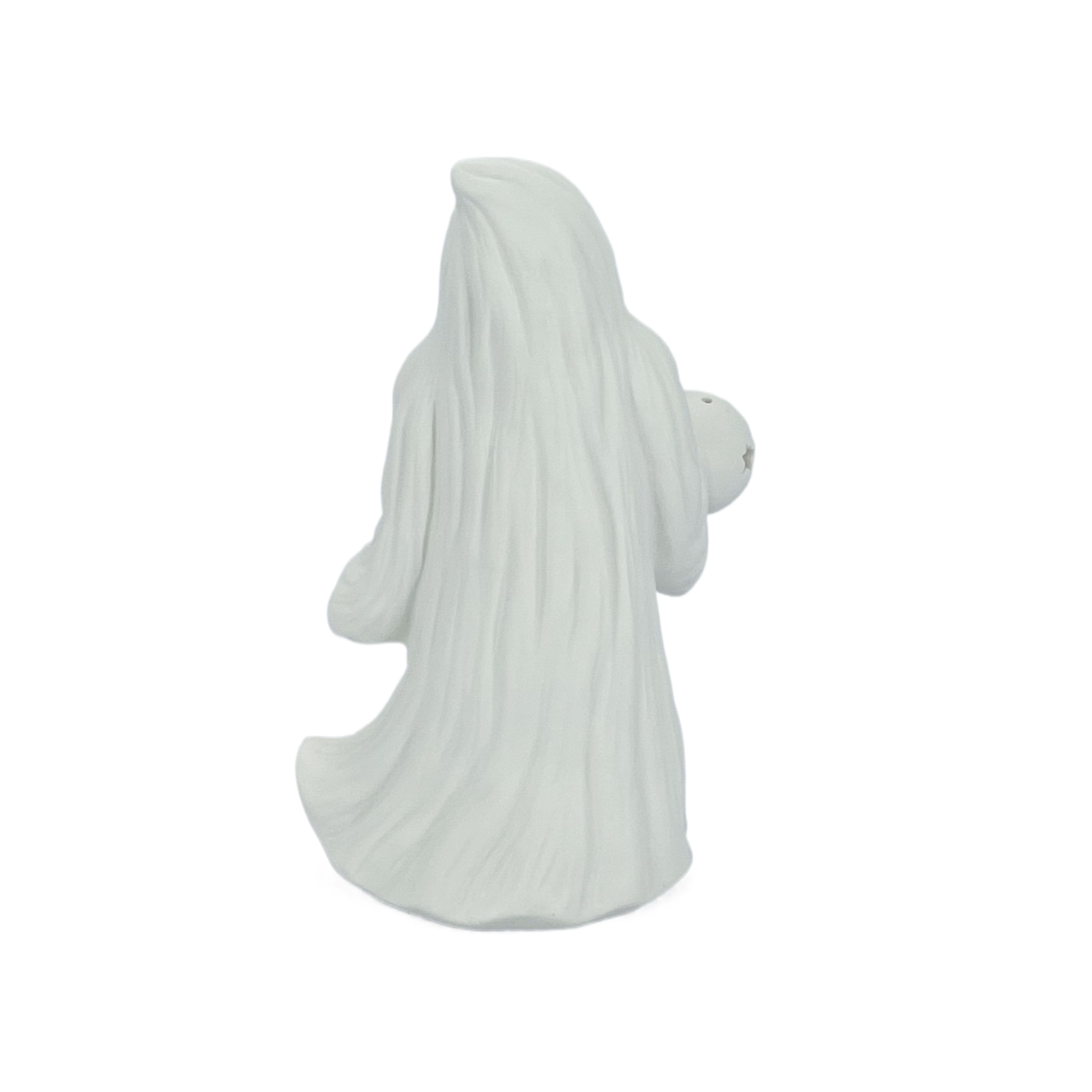 7.75&#x22; DIY Ceramic LED Hooded Figure D&#xE9;cor by Make Market&#xAE;