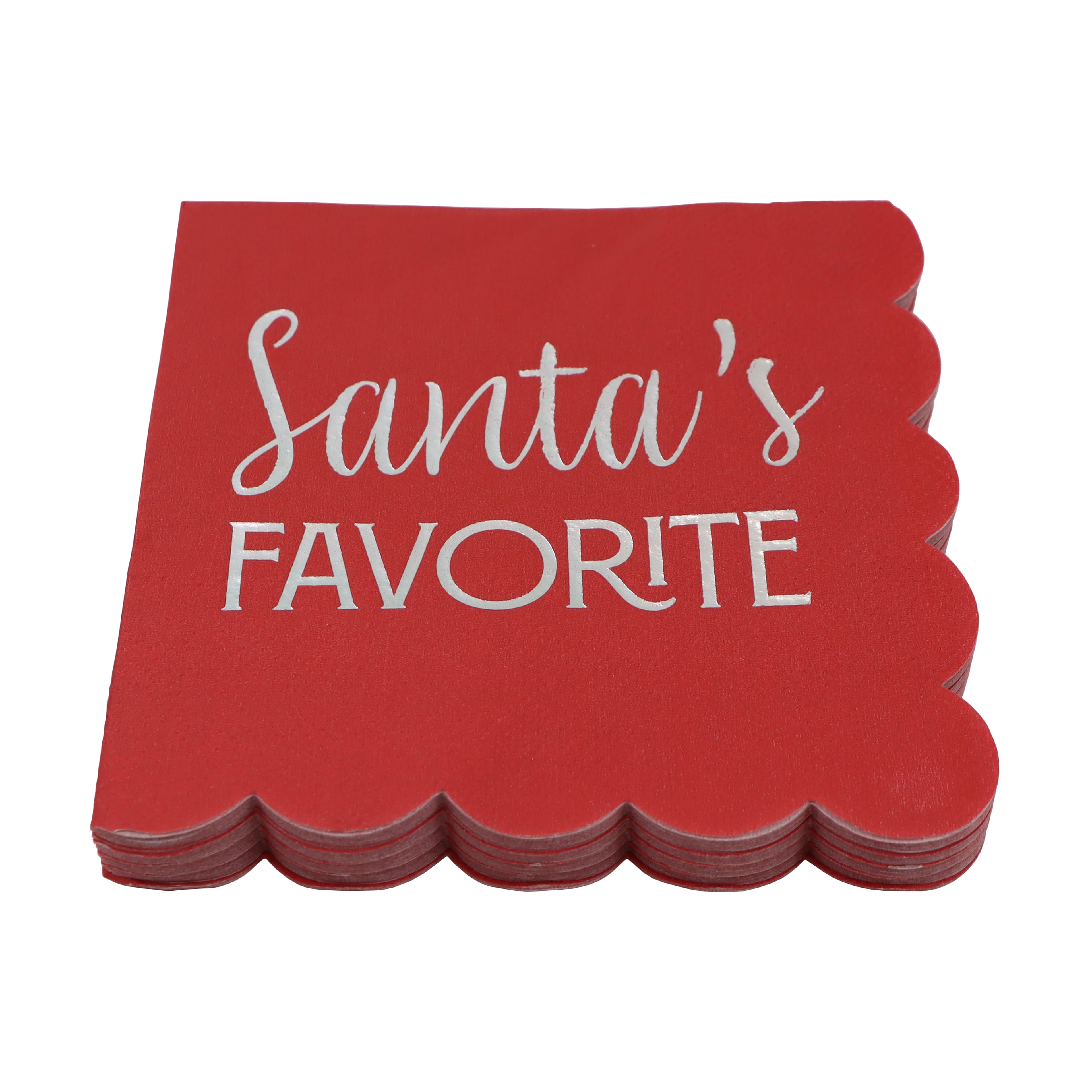 Santa&#x27;s Favorite Beverage Napkins, 20ct. by Celebrate It&#x2122;