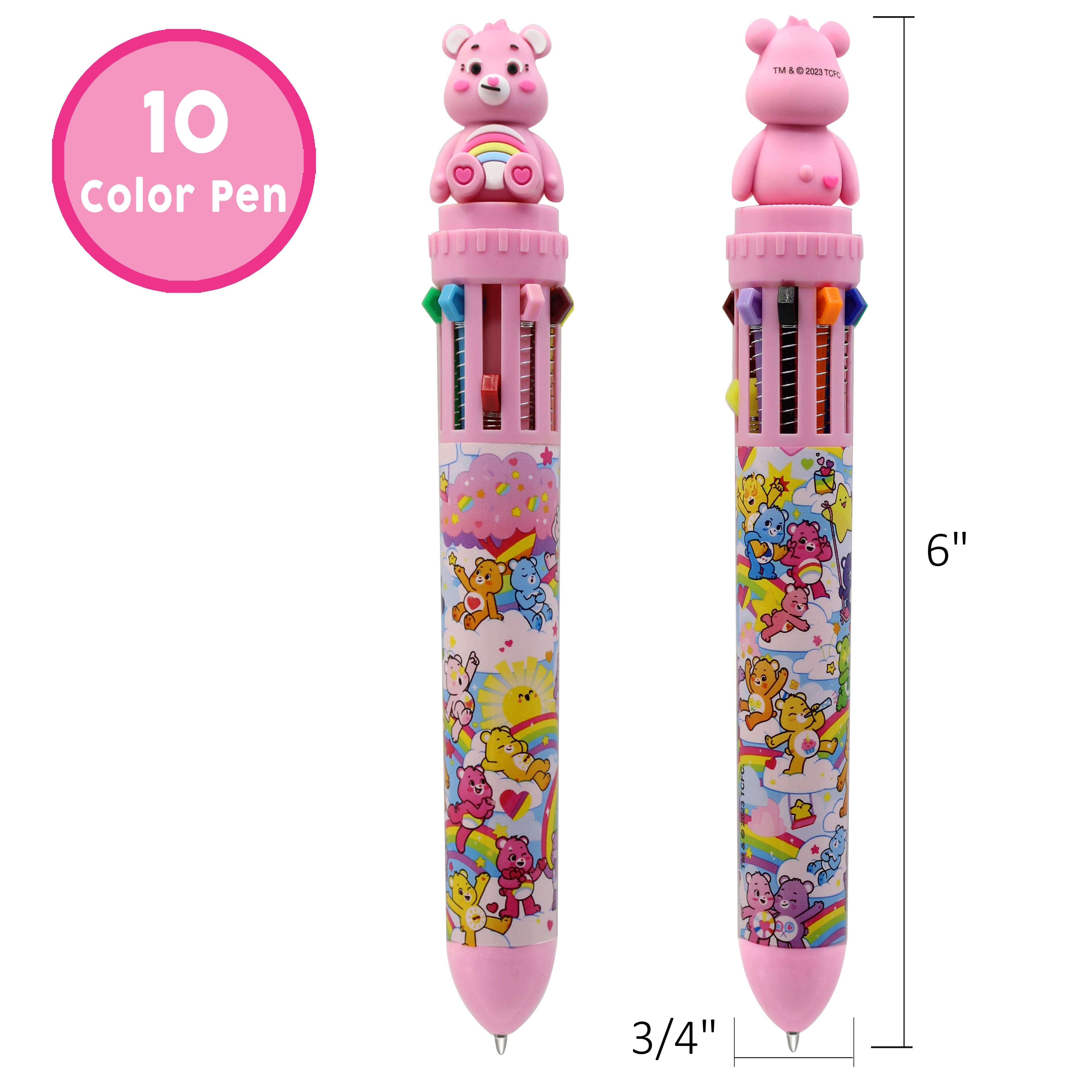 Care Bears&#x2122; Medium Point 10 Color Retractable Pen