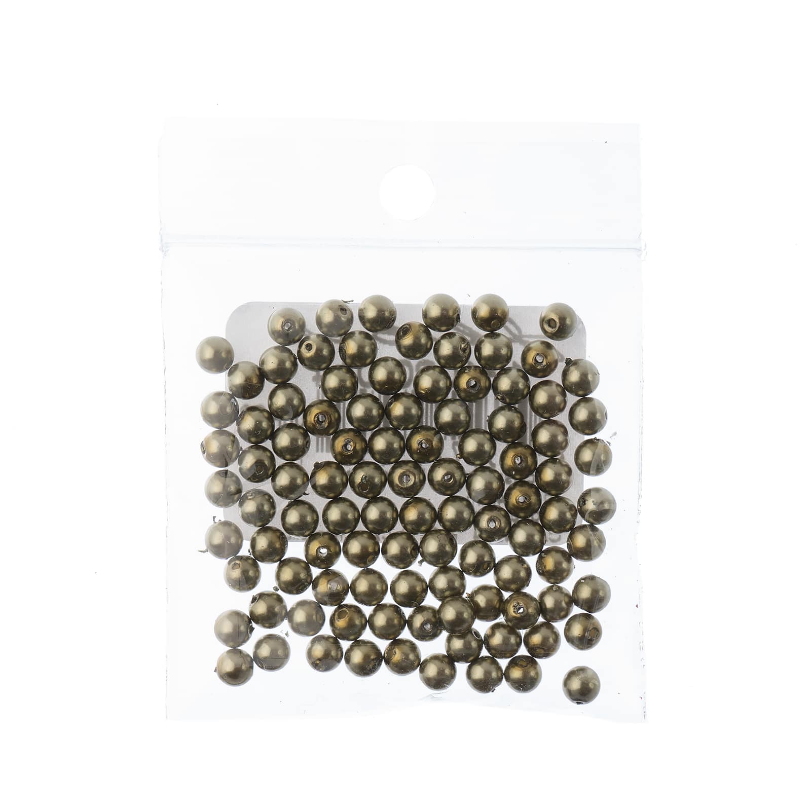 Preciosa Maxima 4mm Glass Nacre Pearls, 100ct.