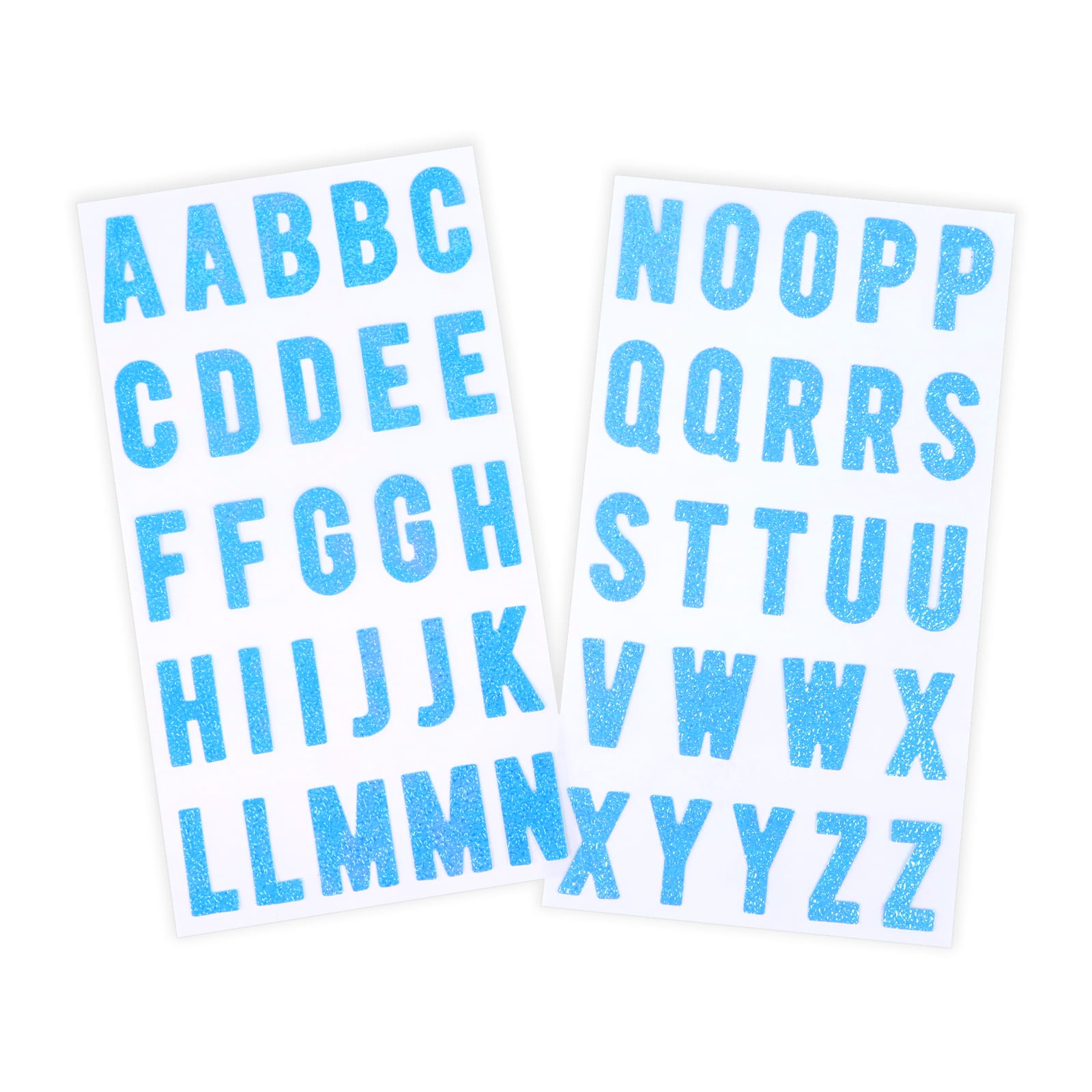 12 Pack: Iridescent Blue Alphabet Stickers by Recollections™